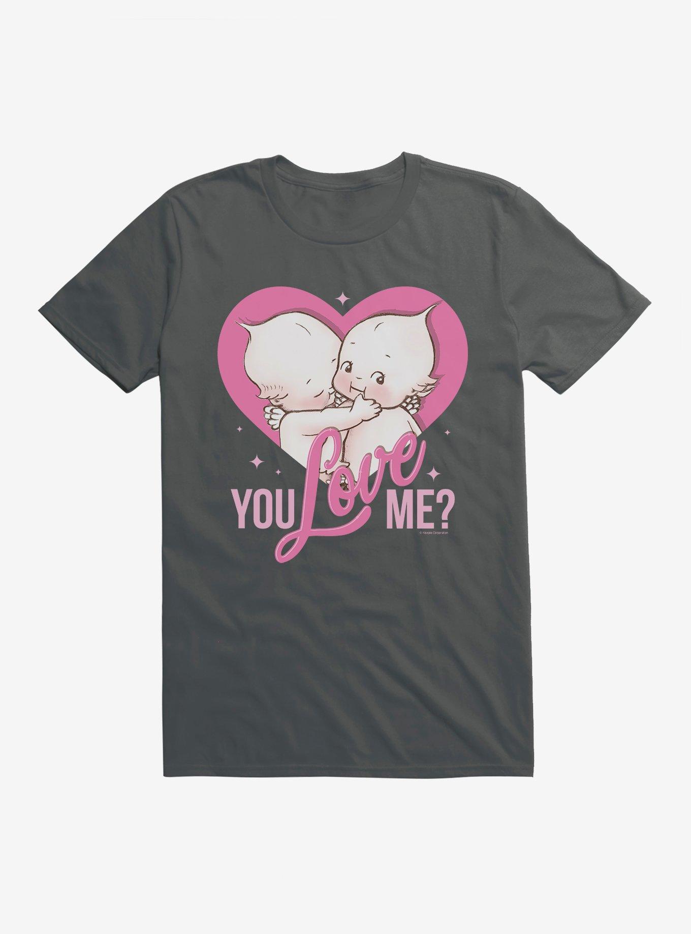Kewpie You Love Me? T-Shirt, CHARCOAL, hi-res