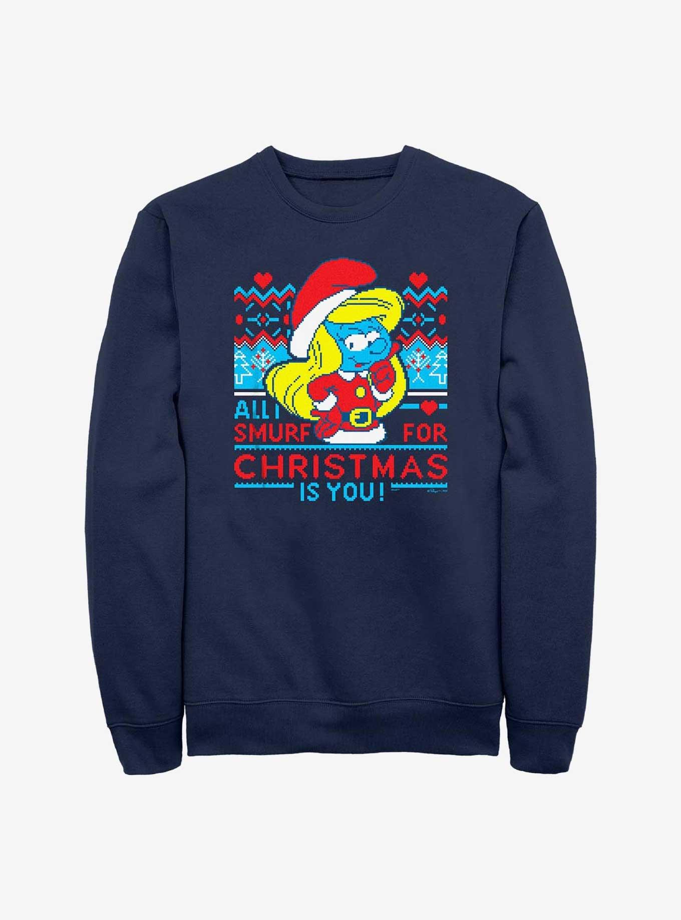 Smurf christmas sweater store