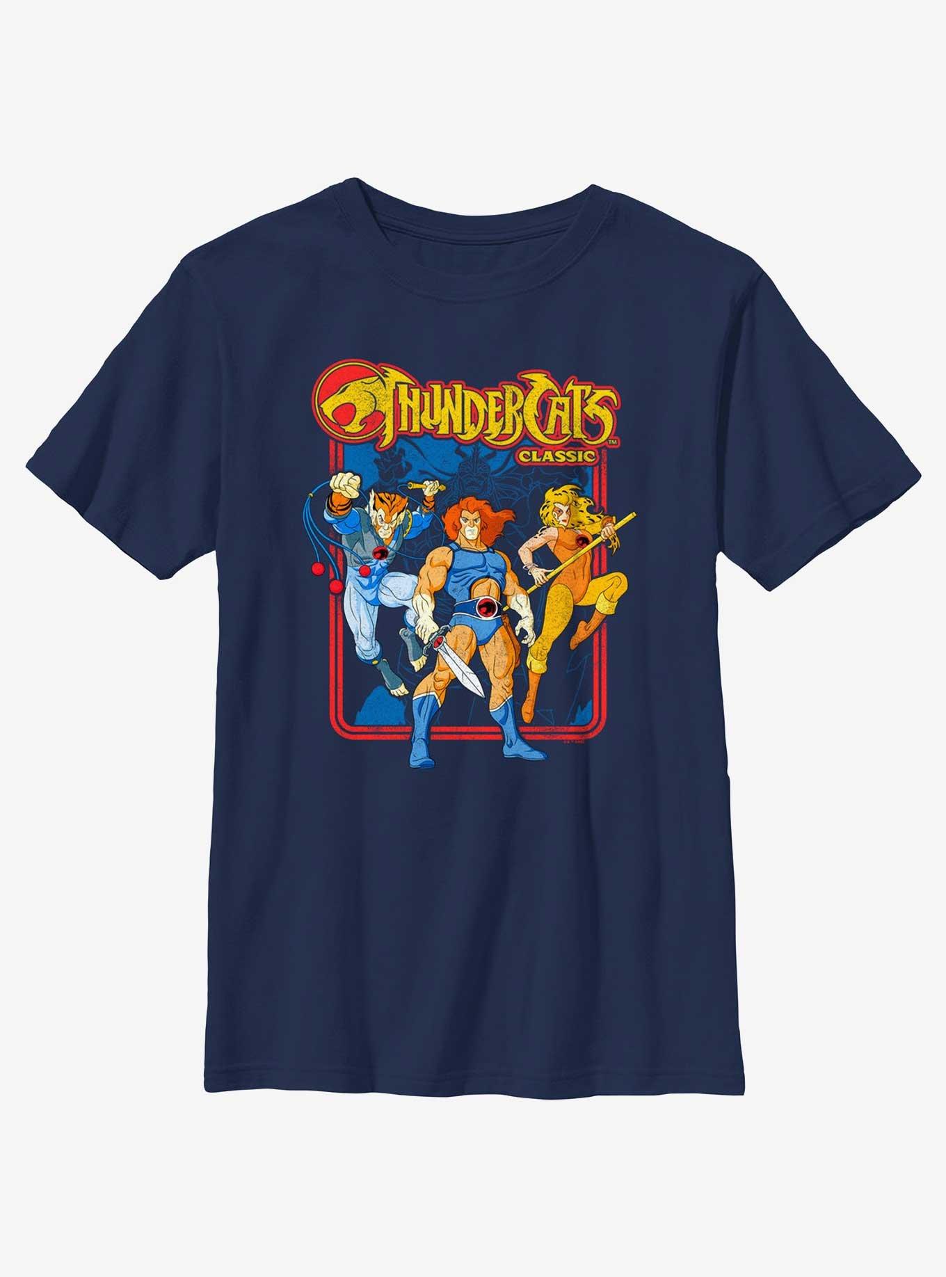 Thundercats Retro Framed Group Youth T-Shirt, , hi-res