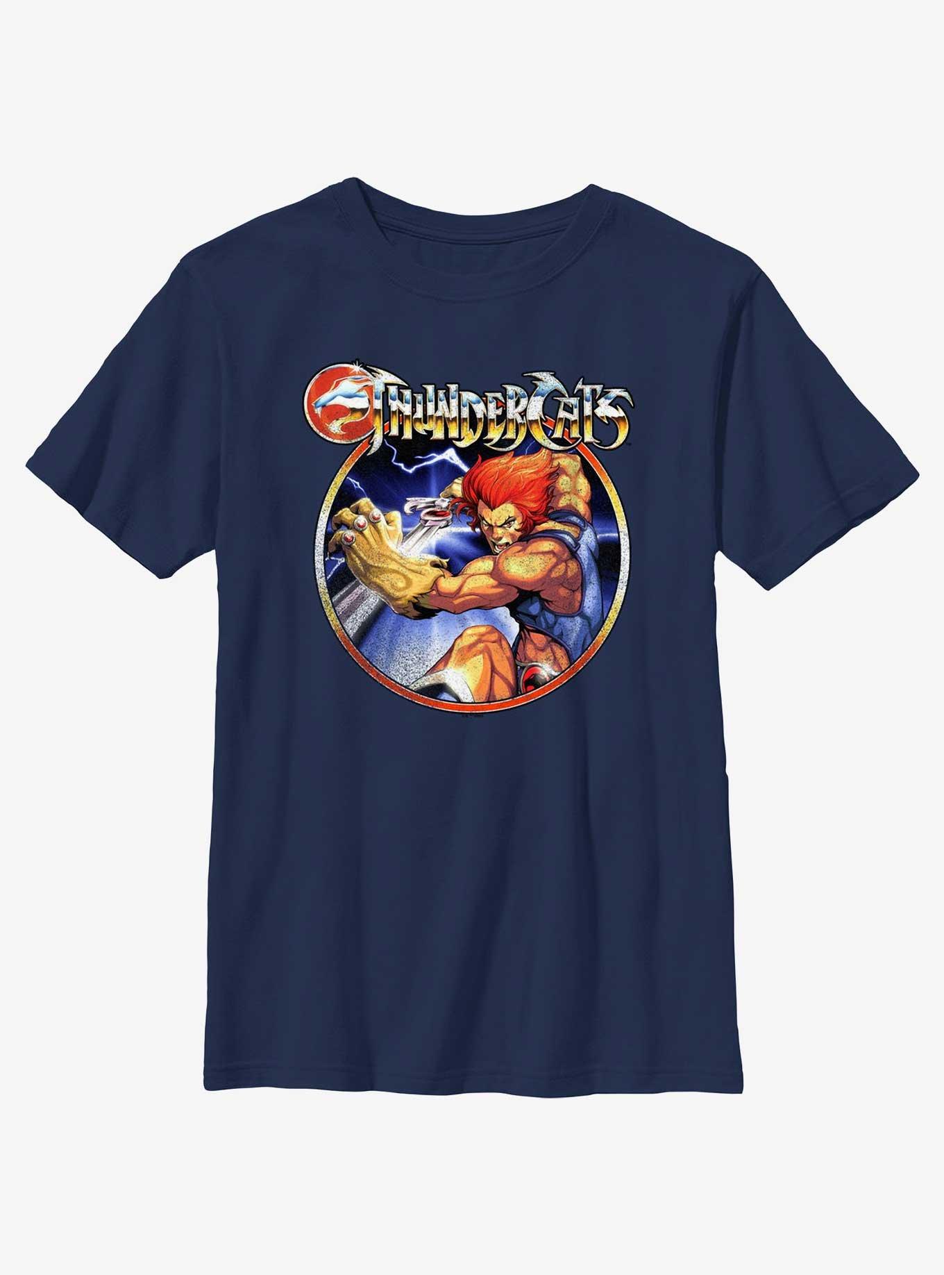 Thundercats Lion-O Vintage Circle Youth T-Shirt, , hi-res