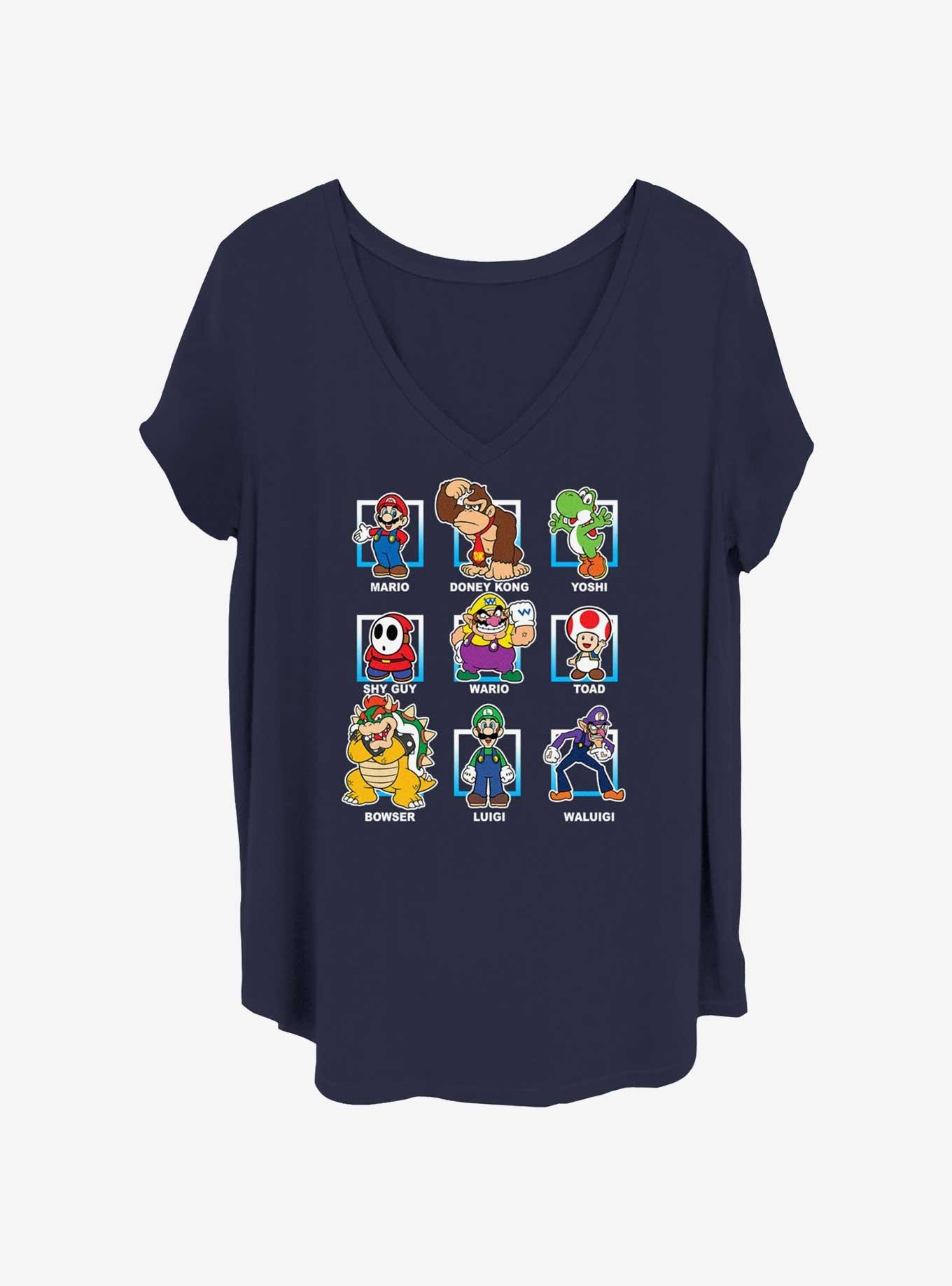 Nintendo The Lineup Womens T-Shirt Plus Size, , hi-res