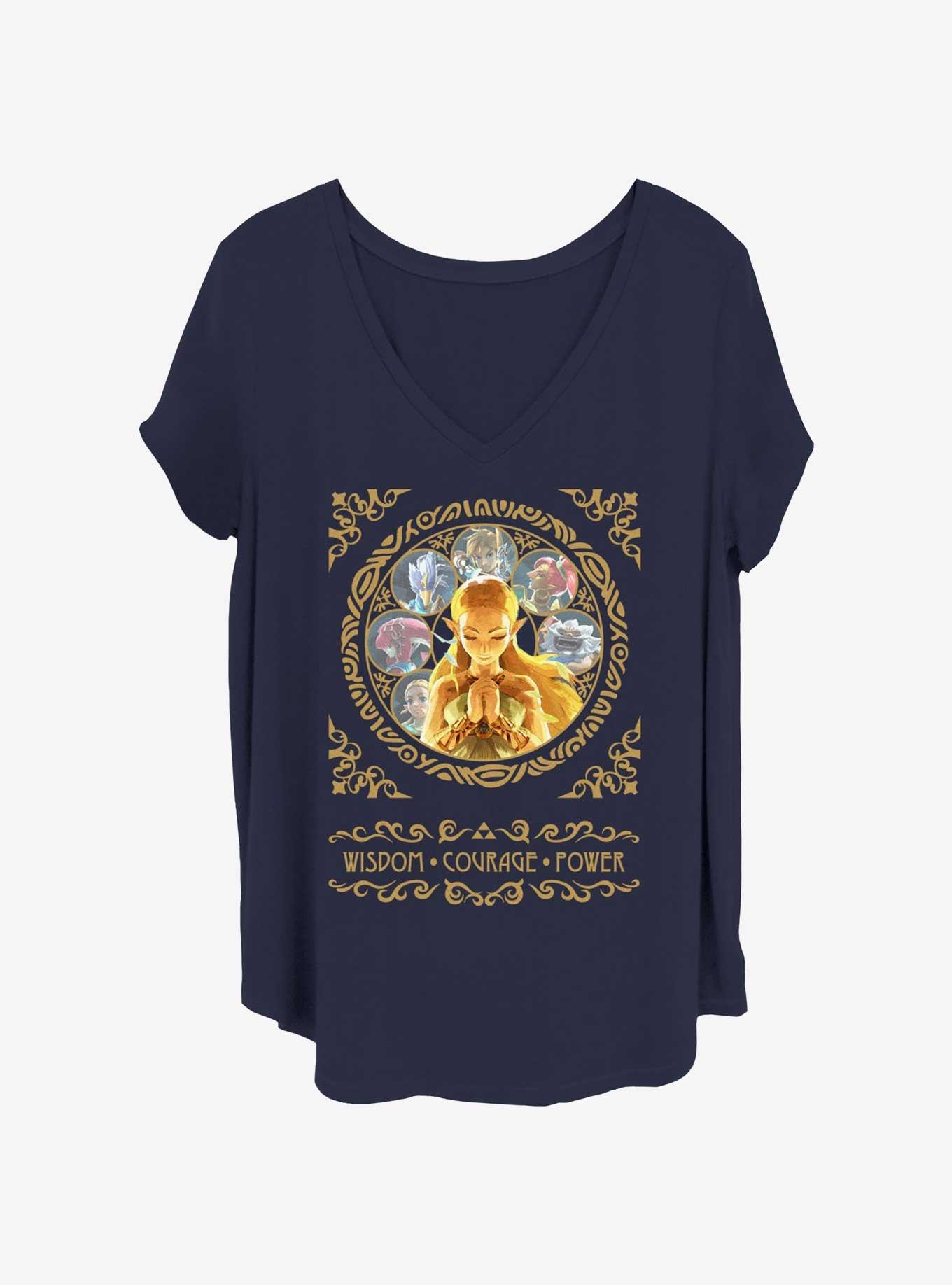 Nintendo Wisdom And Power Womens T-Shirt Plus Size, , hi-res