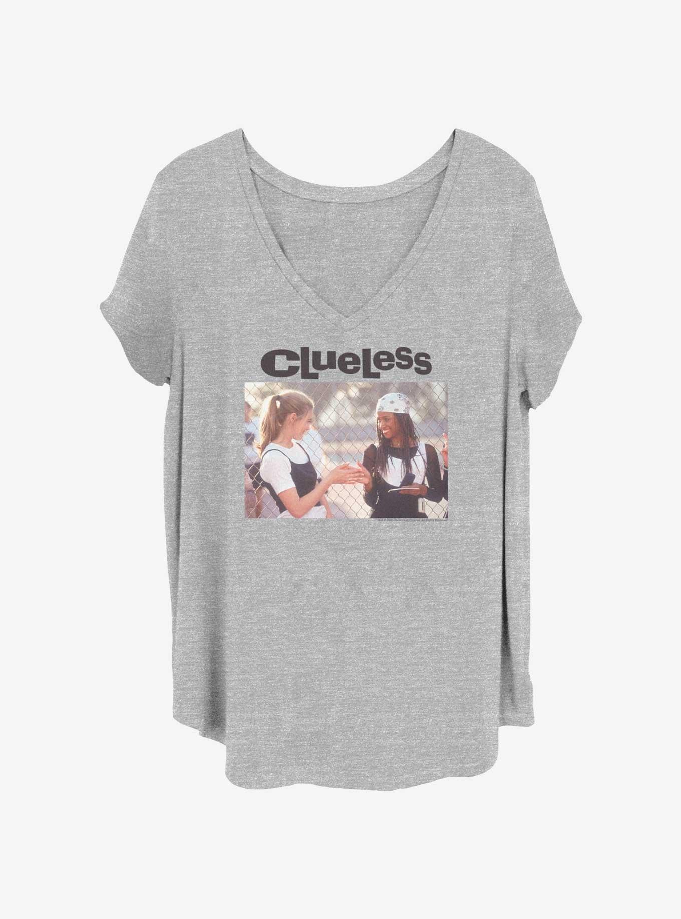 Clueless Bff Womens T-Shirt Plus Size, HEATHER GR, hi-res