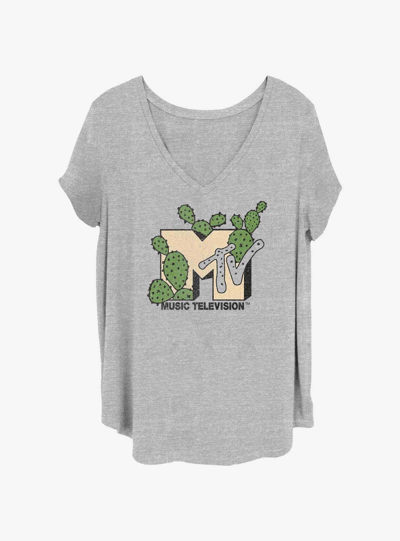 MTV Succulents Logo Womens T-Shirt Plus Size, , hi-res
