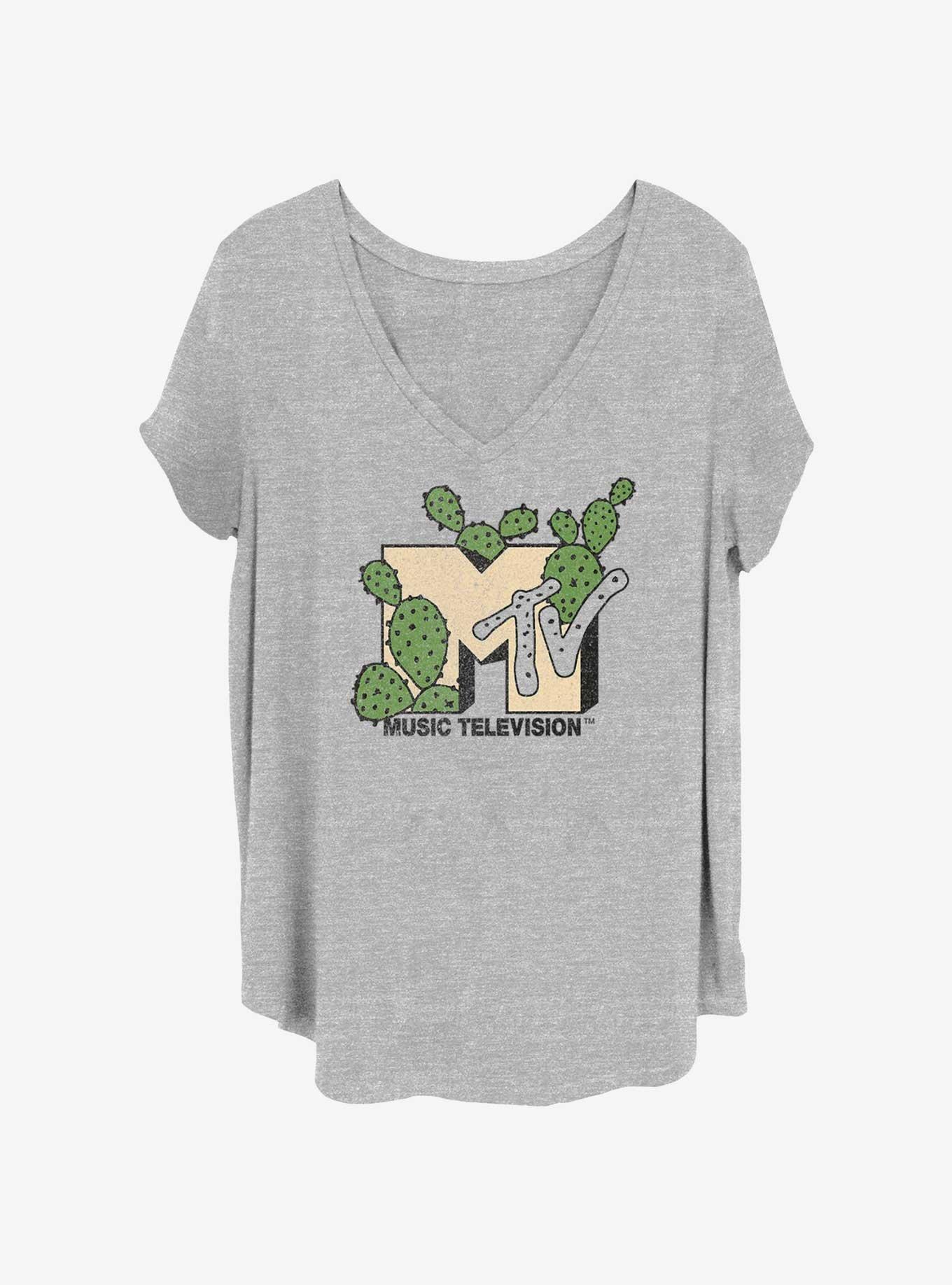 MTV Succulents Logo Womens T-Shirt Plus Size, , hi-res