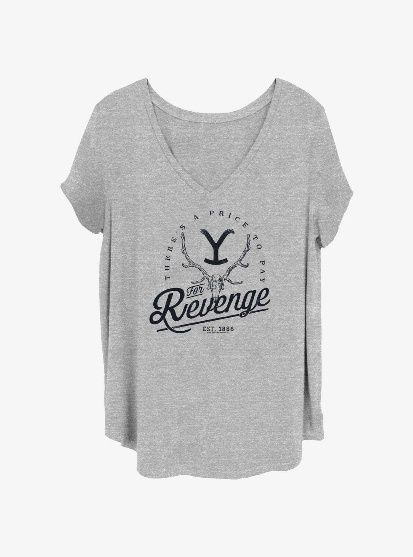 Yellowstone Price For Revenge Womens T-Shirt Plus Size, , hi-res