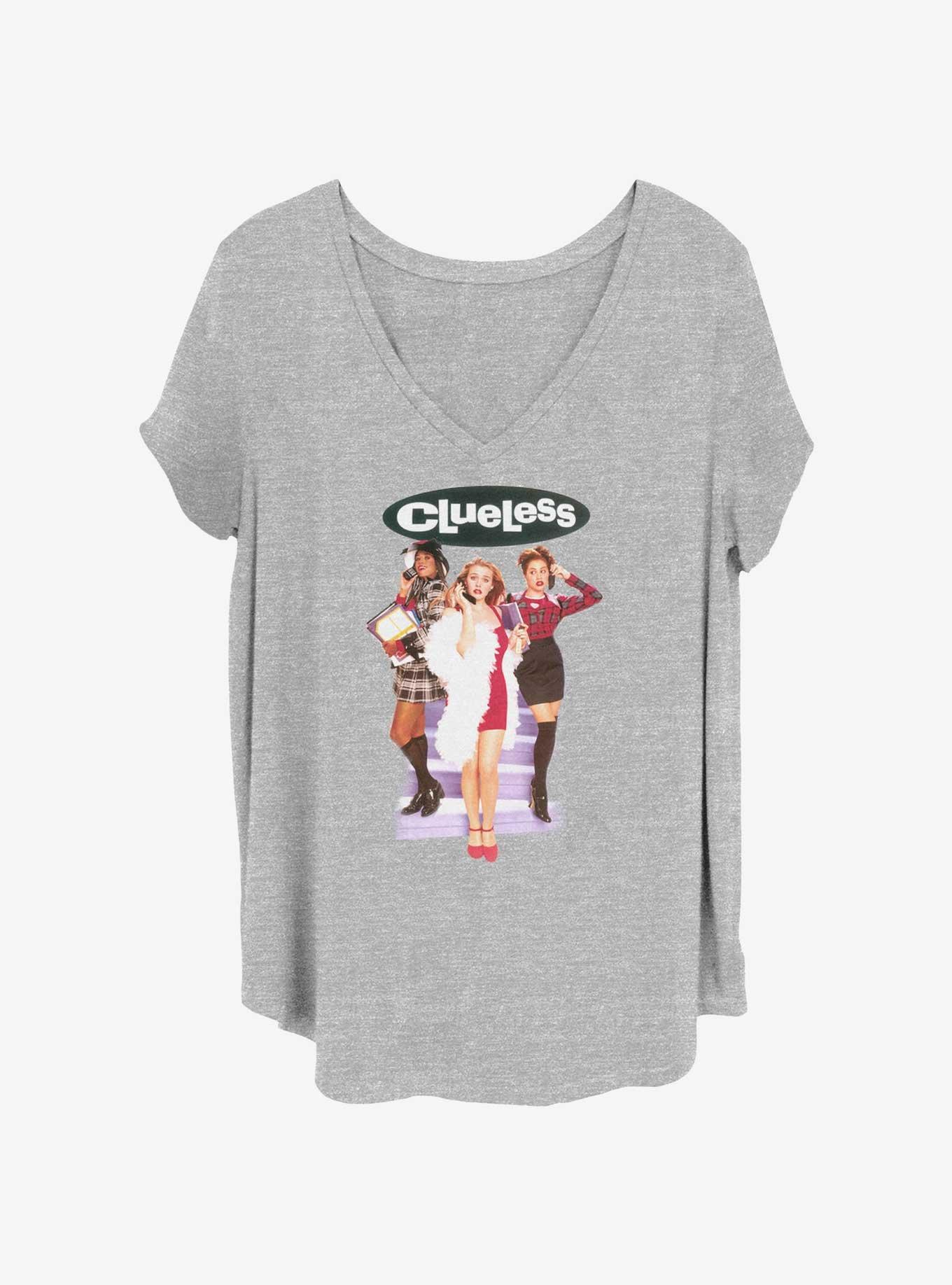 Clueless Big Clue Womens T-Shirt Plus Size, , hi-res