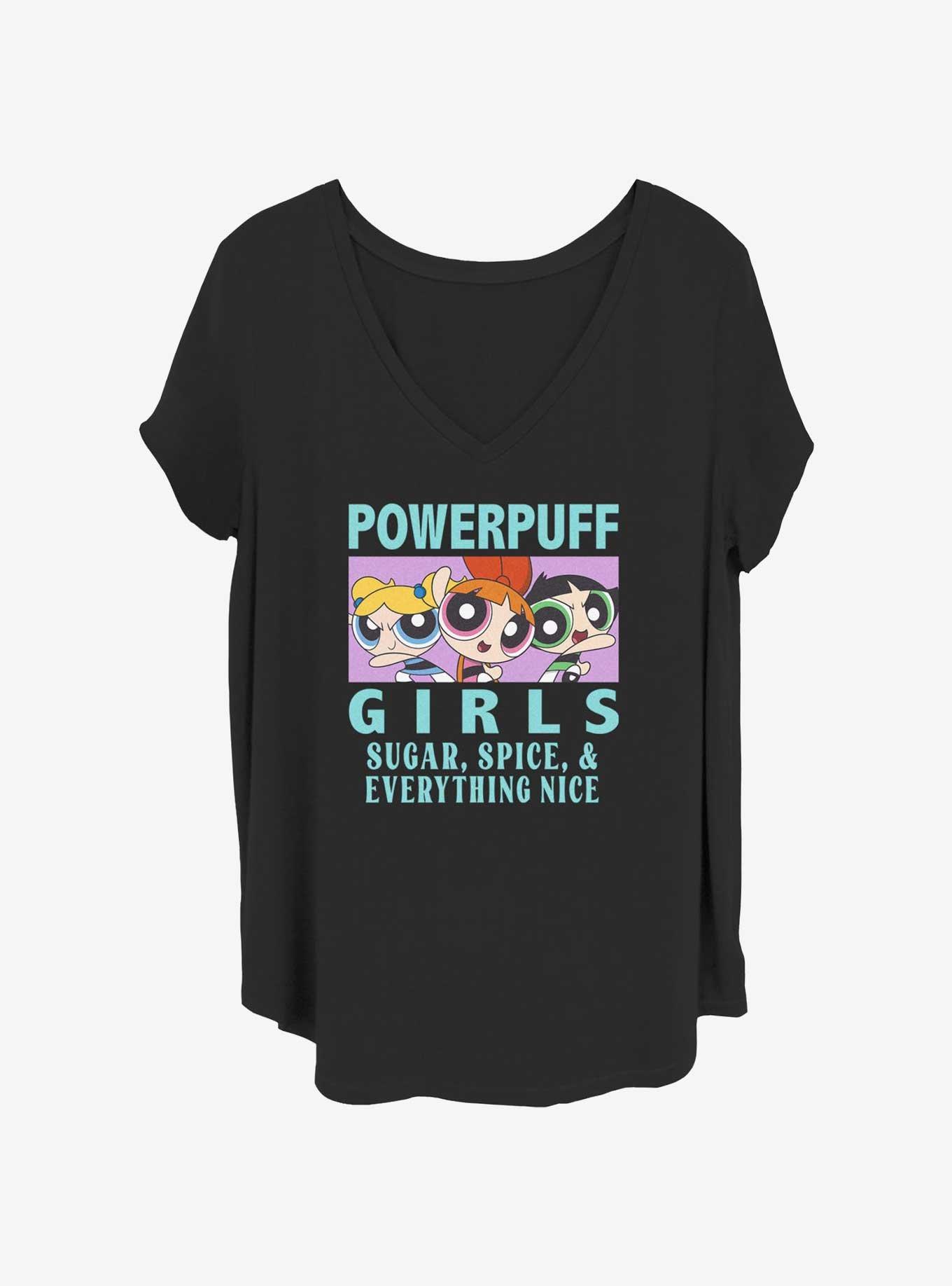 The Powerpuff Girls Panel Womens T-Shirt Plus Size, , hi-res