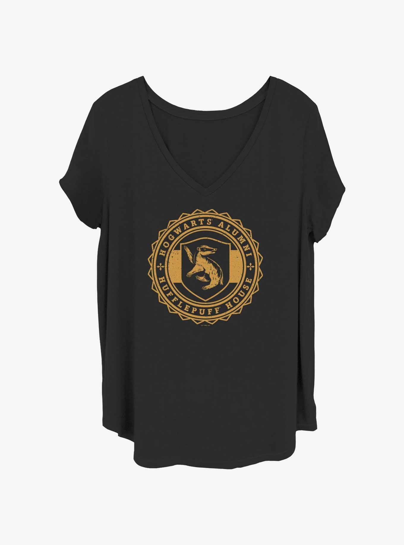 Harry Potter Circle Hufflepuff Womens T-Shirt Plus Size, , hi-res