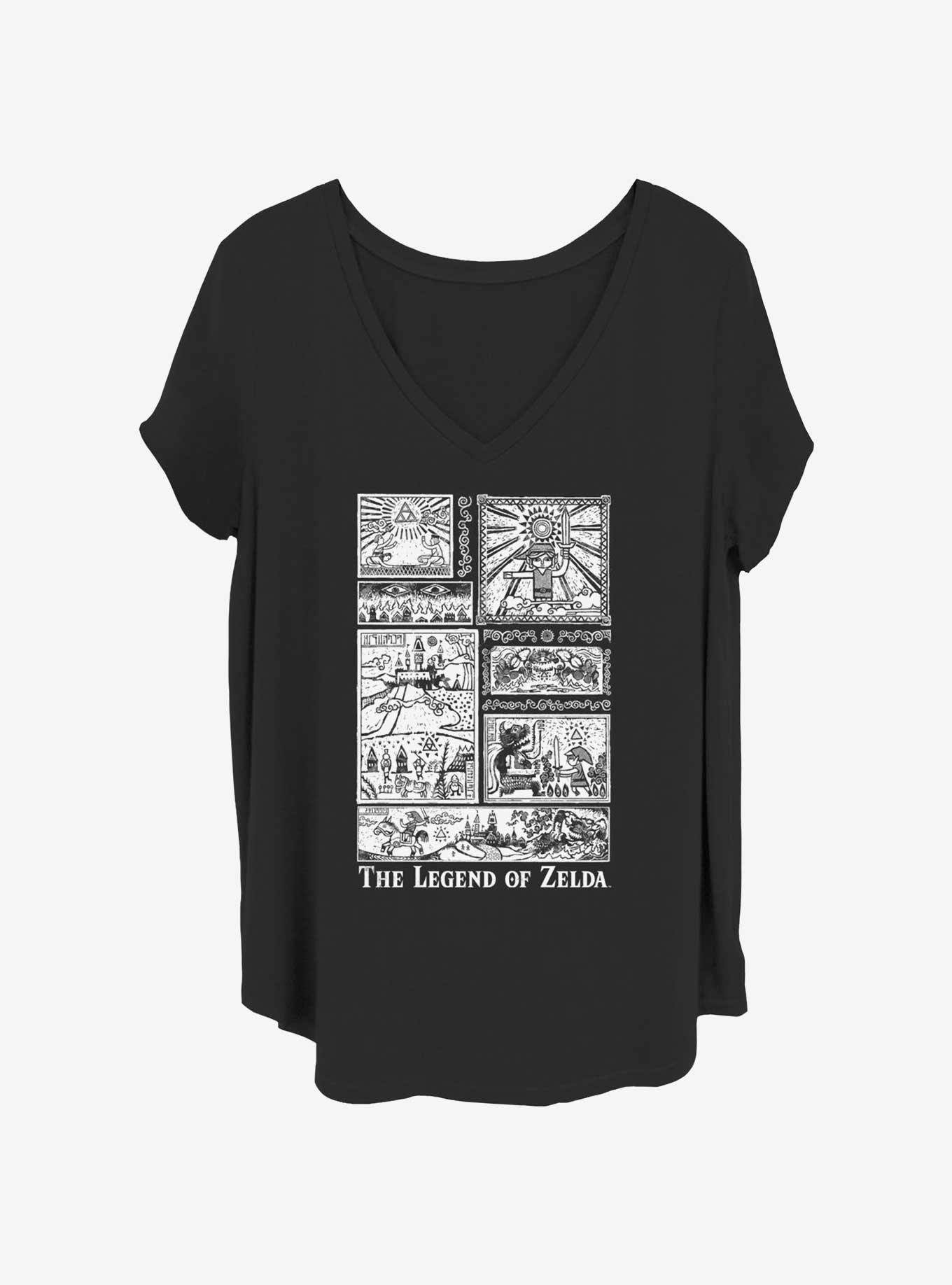 Nintendo The Legend Womens T-Shirt Plus Size, , hi-res