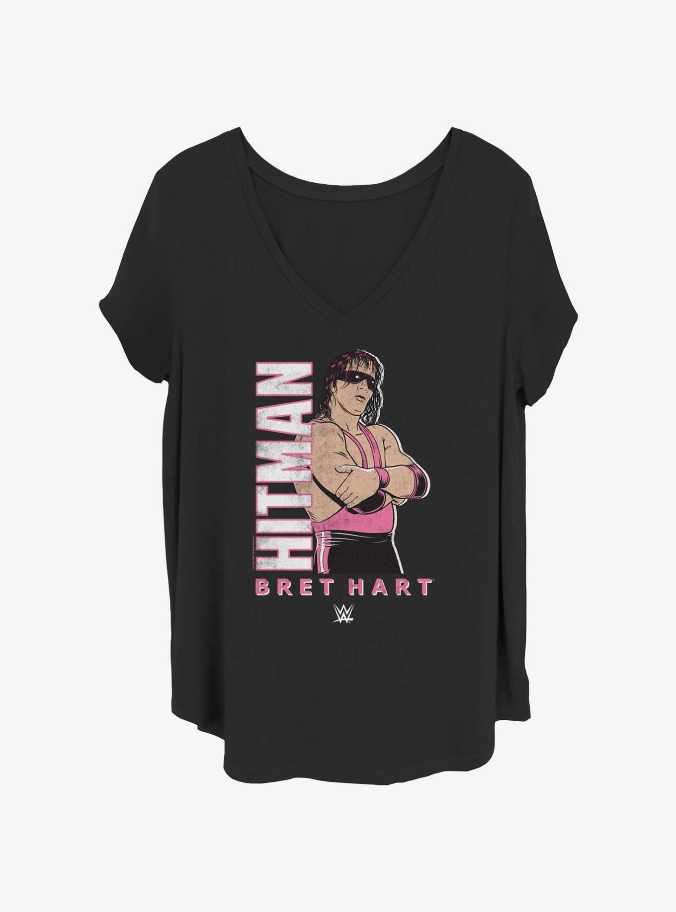 WWE Bret Hart Womens T-Shirt Plus Size, , hi-res