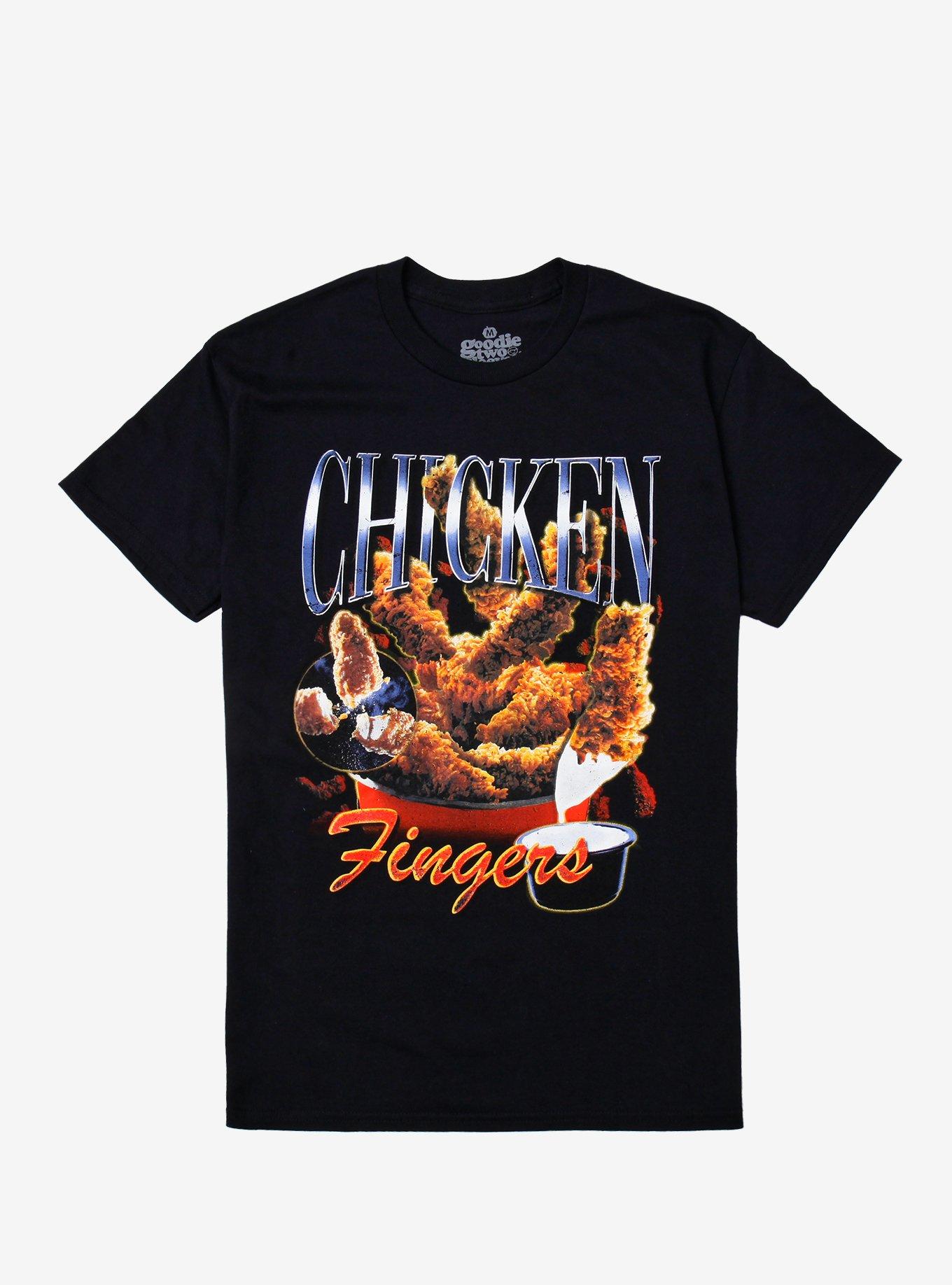 Chicken Fingers T-Shirt By Goodie Two Sleeves, , hi-res