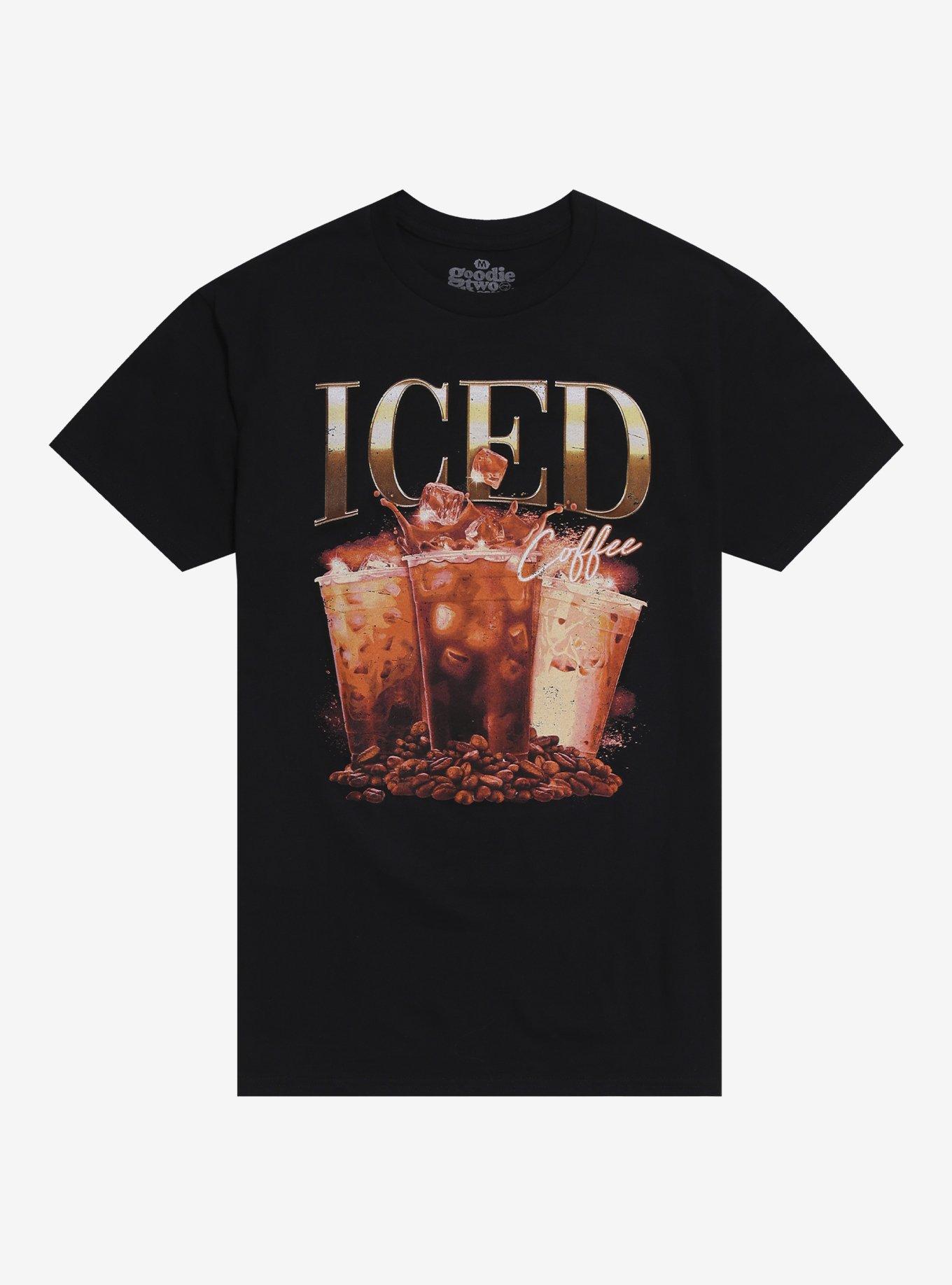 Iced Coffee Graphic T-Shirt By Goodie Two Sleeves, , hi-res