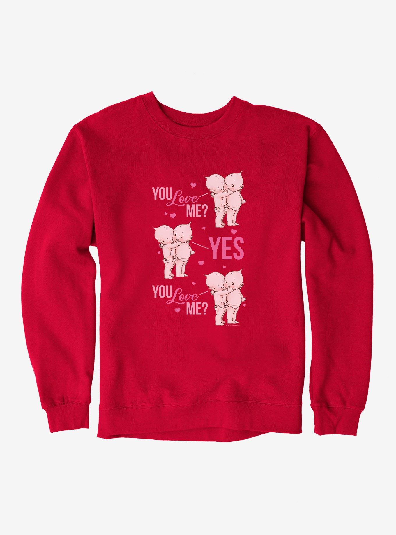 Kewpie Yes You Love Me Sweatshirt, , hi-res