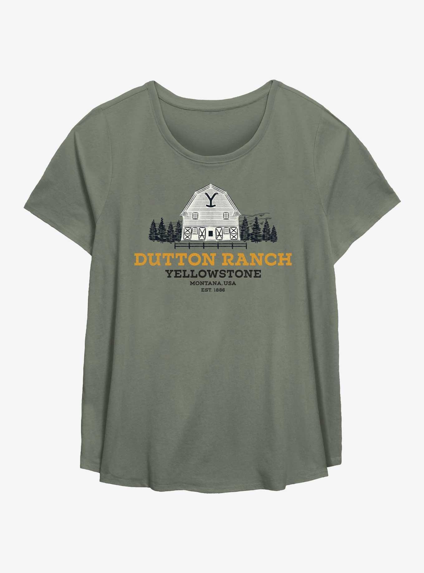 Yellowstone Ranch Womens T-Shirt Plus