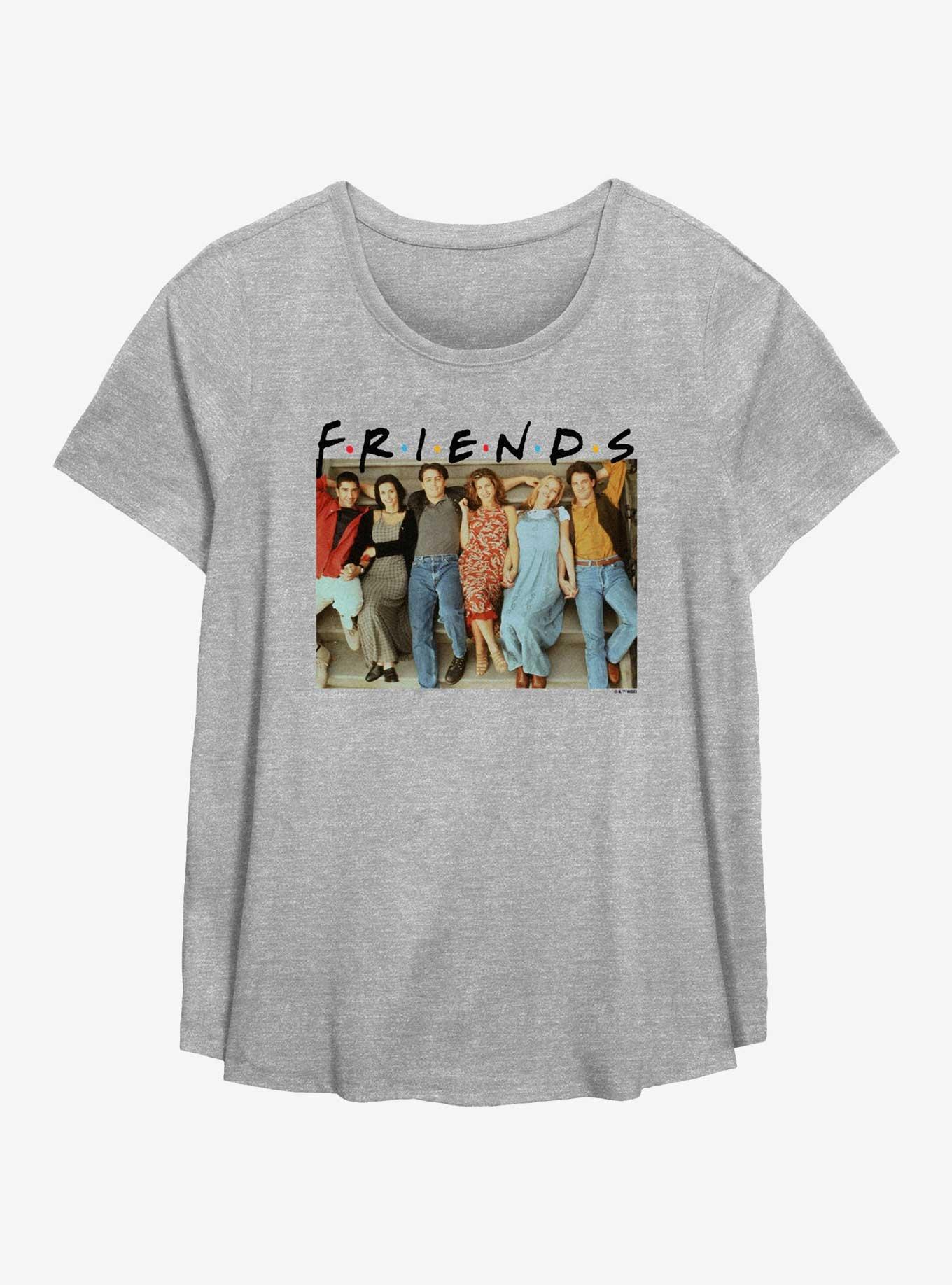 Friends The One With Friends Womens T-Shirt Plus Size, HEATHER GR, hi-res