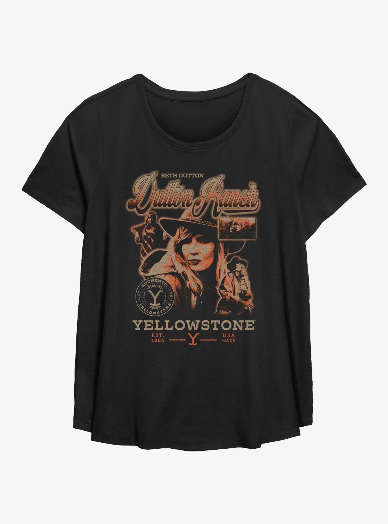 Yellowstone Beth Dutton Poster Womens T-Shirt Plus Size, , hi-res