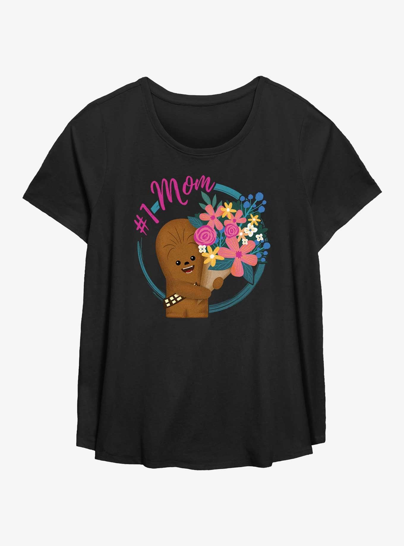 Star Wars Wookiee Mom Womens T-Shirt Plus Size, BLACK, hi-res