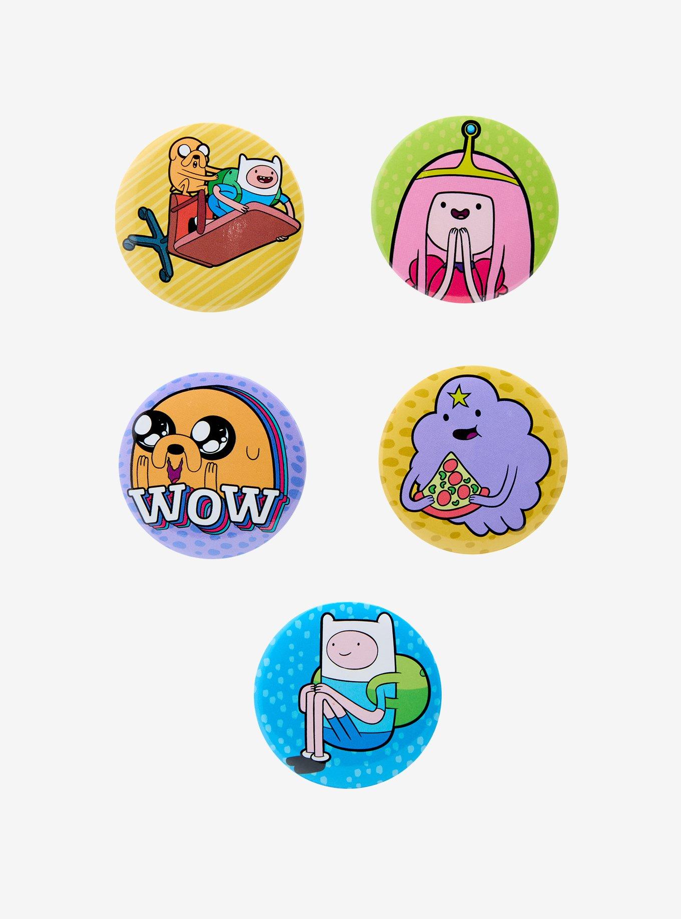 Adventure Time Characters Blind Box Button Set