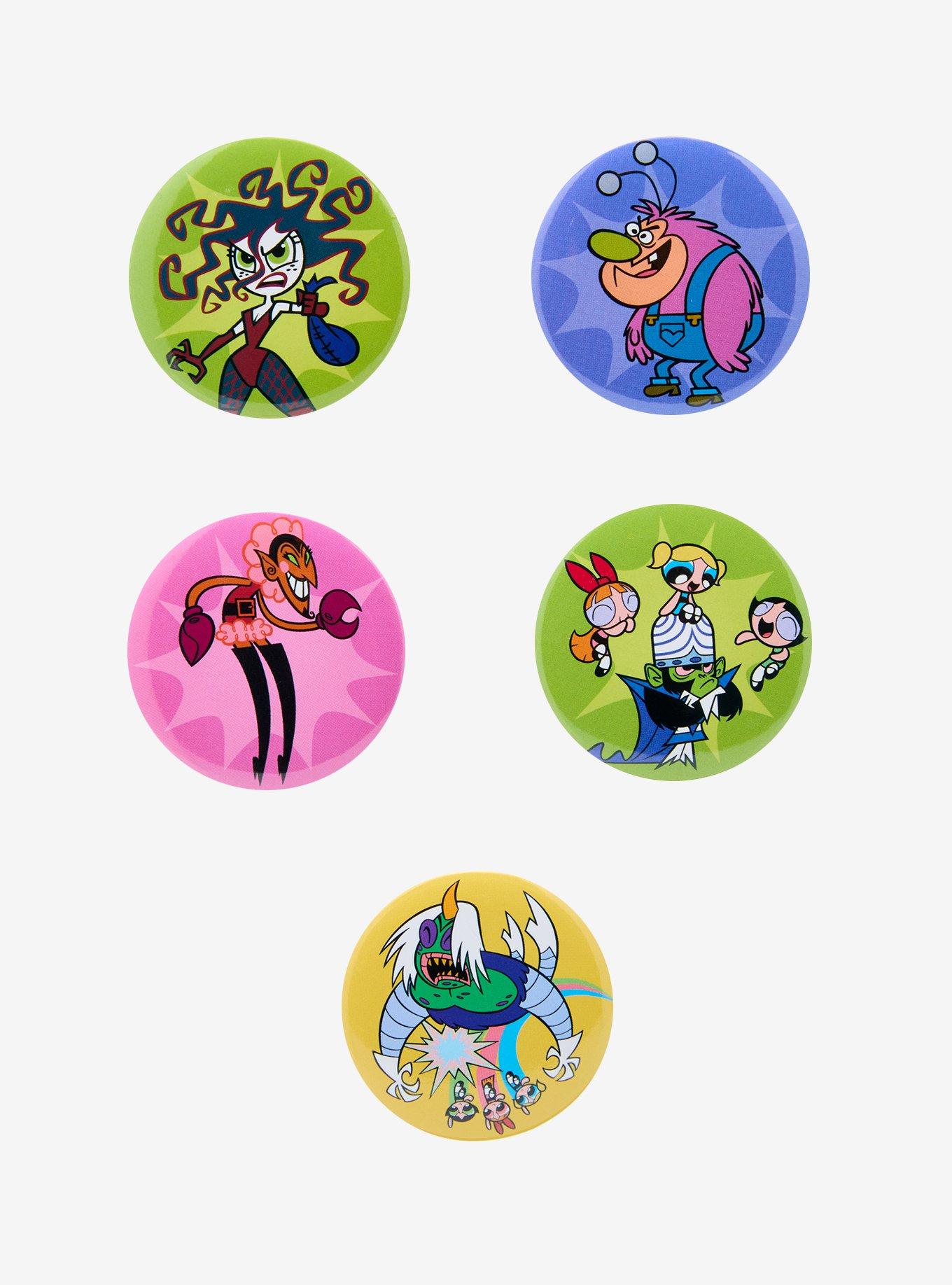 The Powerpuff Girls Circular Blind Box Button Set, , hi-res