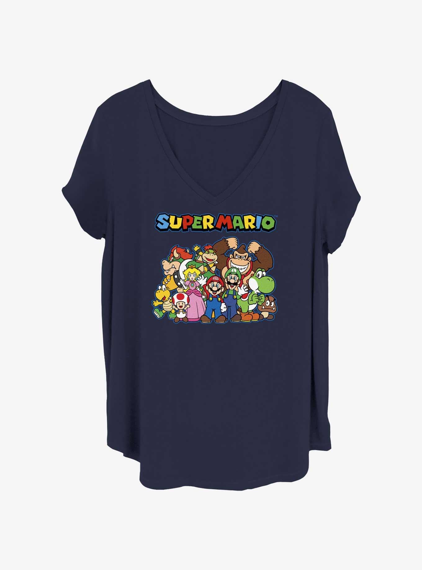 Nintendo Group Girls T-Shirt Plus Size