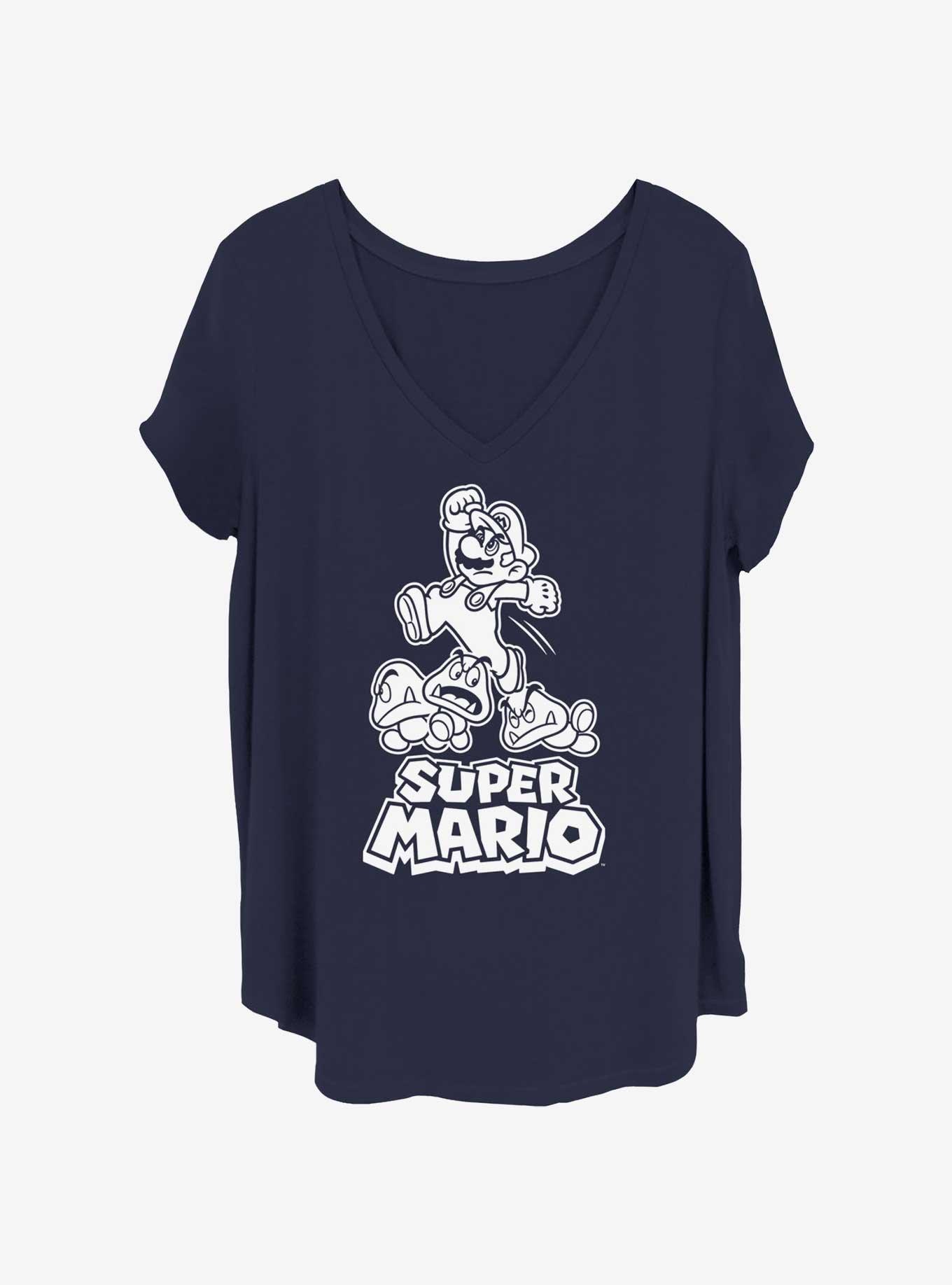 Nintendo Goomba Troubles Girls T-Shirt Plus Size, , hi-res