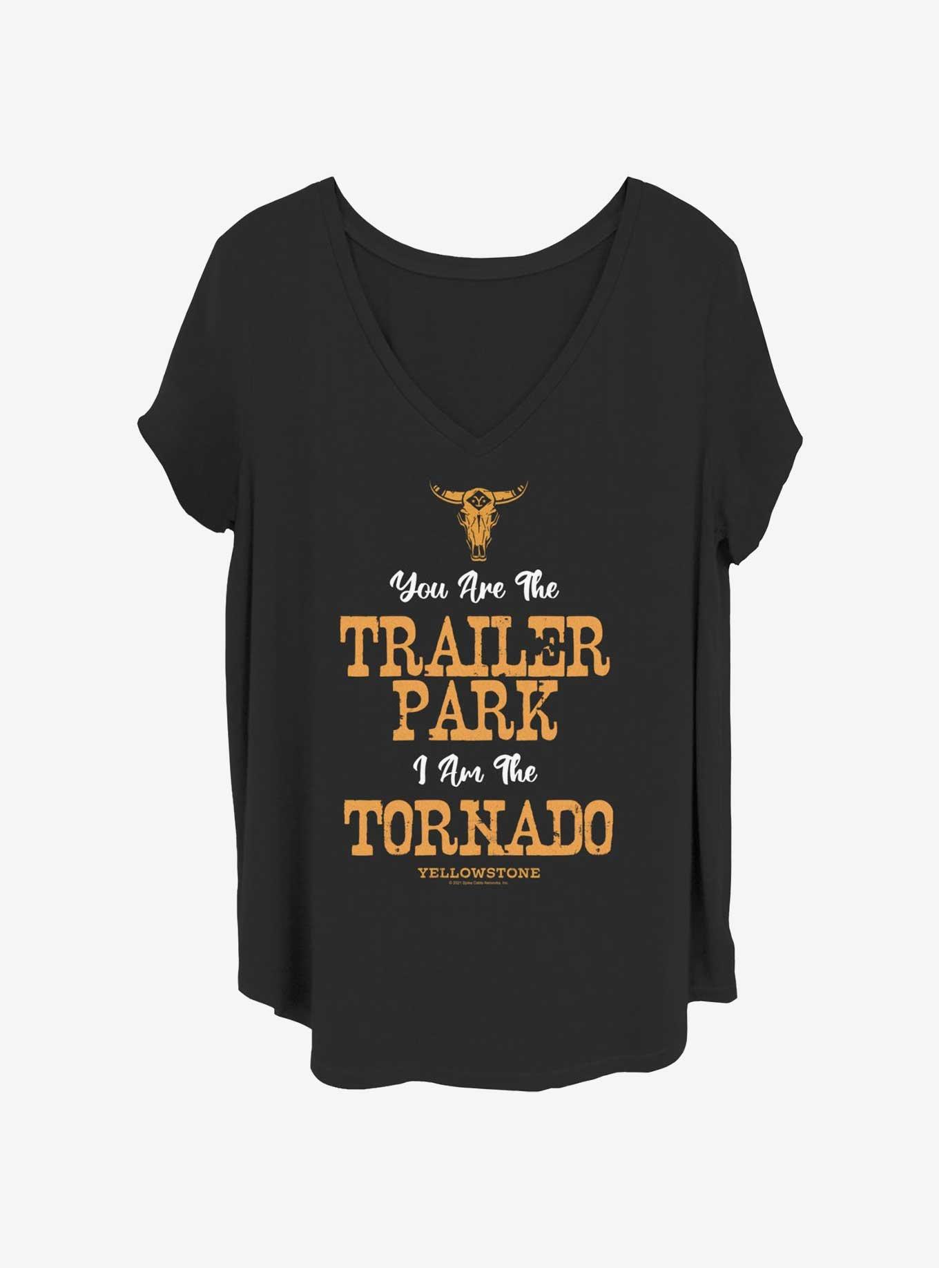 Yellowstone Trailer Park Tornado Girls T-Shirt Plus Size