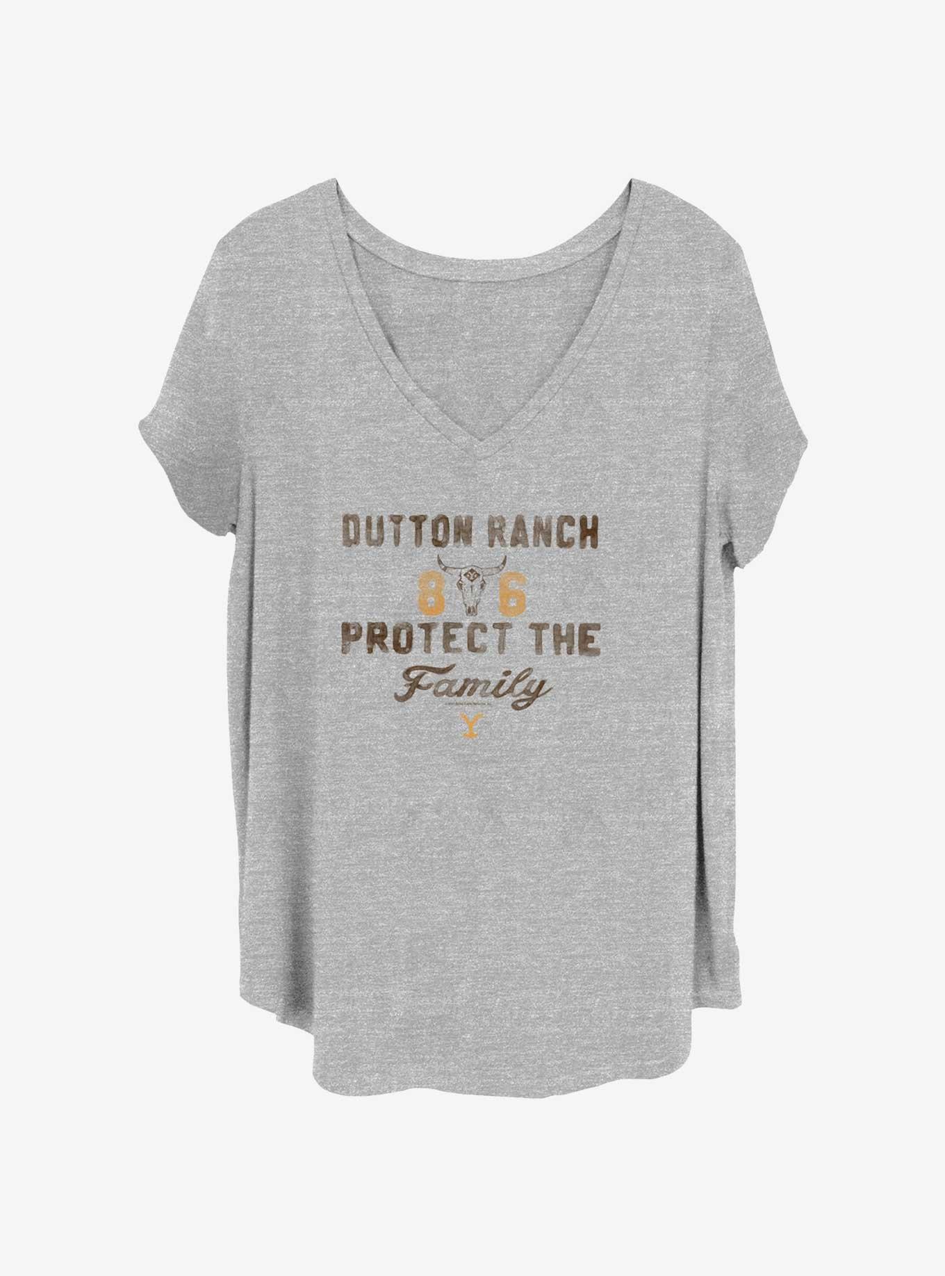 Yellowstone Painted Ranch Girls T-Shirt Plus Size, , hi-res
