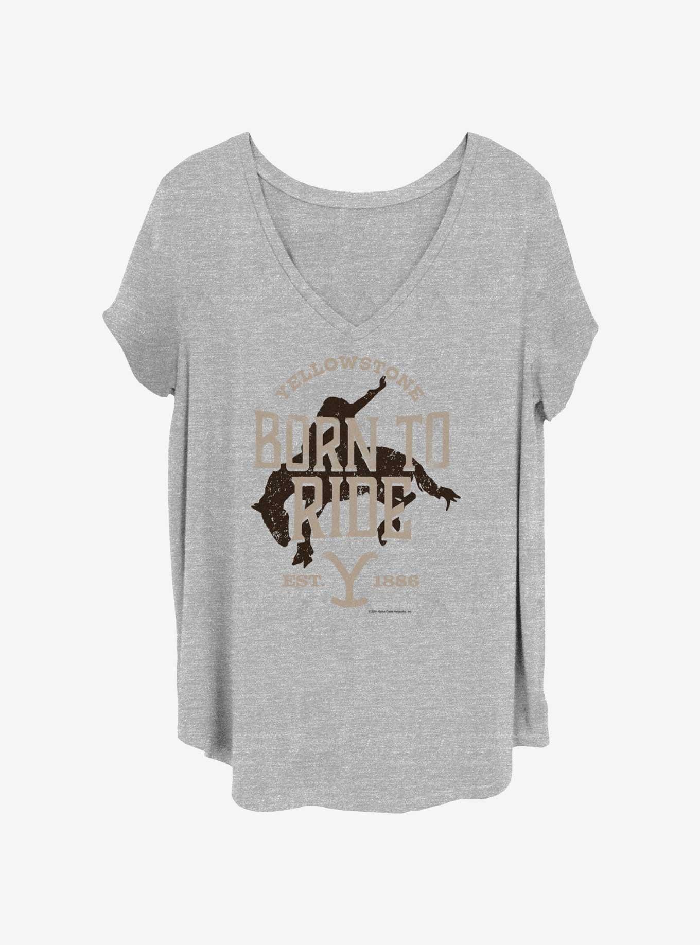 Yellowstone Born To Ride Girls T-Shirt Plus Size
