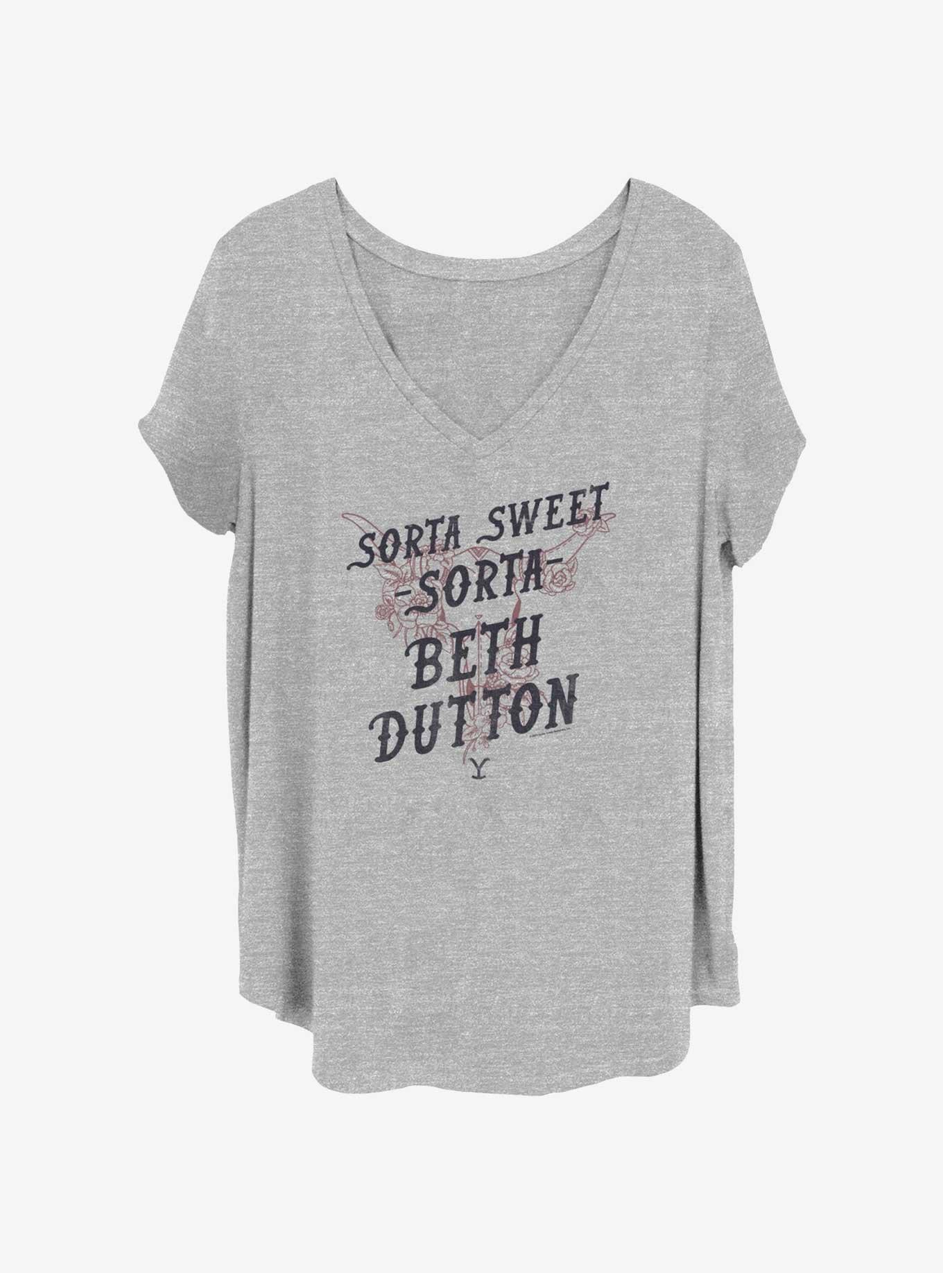 Yellowstone Sorta Sweet Beth Girls T-Shirt Plus Size