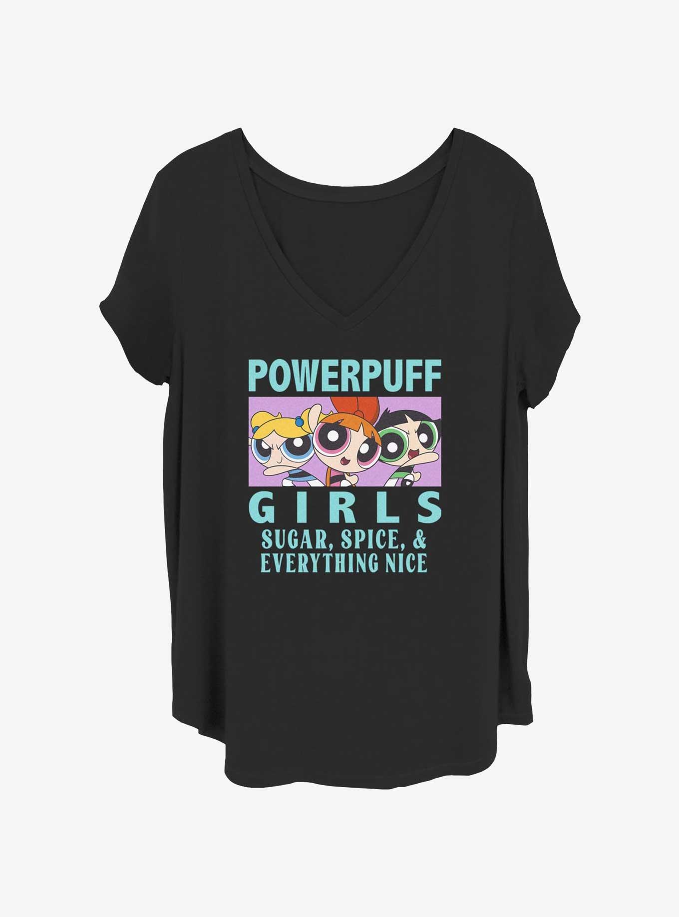The Powerpuff Girls Panel Girls T-Shirt Plus Size
