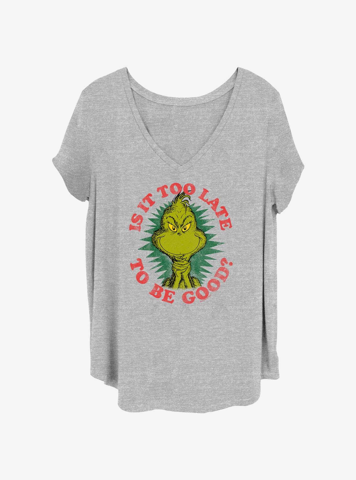 Dr. Seuss Too Late Girls T-Shirt Plus Size