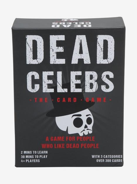 Dead Celebs Card Game | Hot Topic