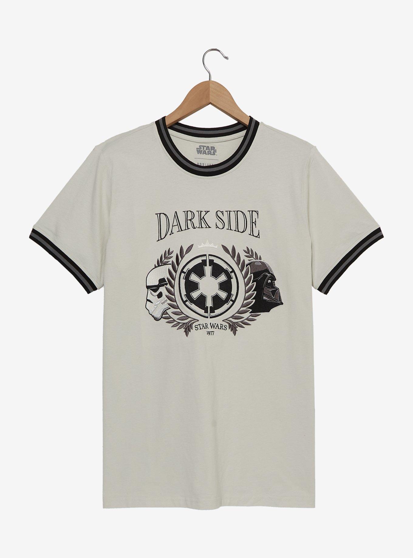 Star Wars Dark Side Empire Crest Ringer T-Shirt - BoxLunch Exclusive, , hi-res