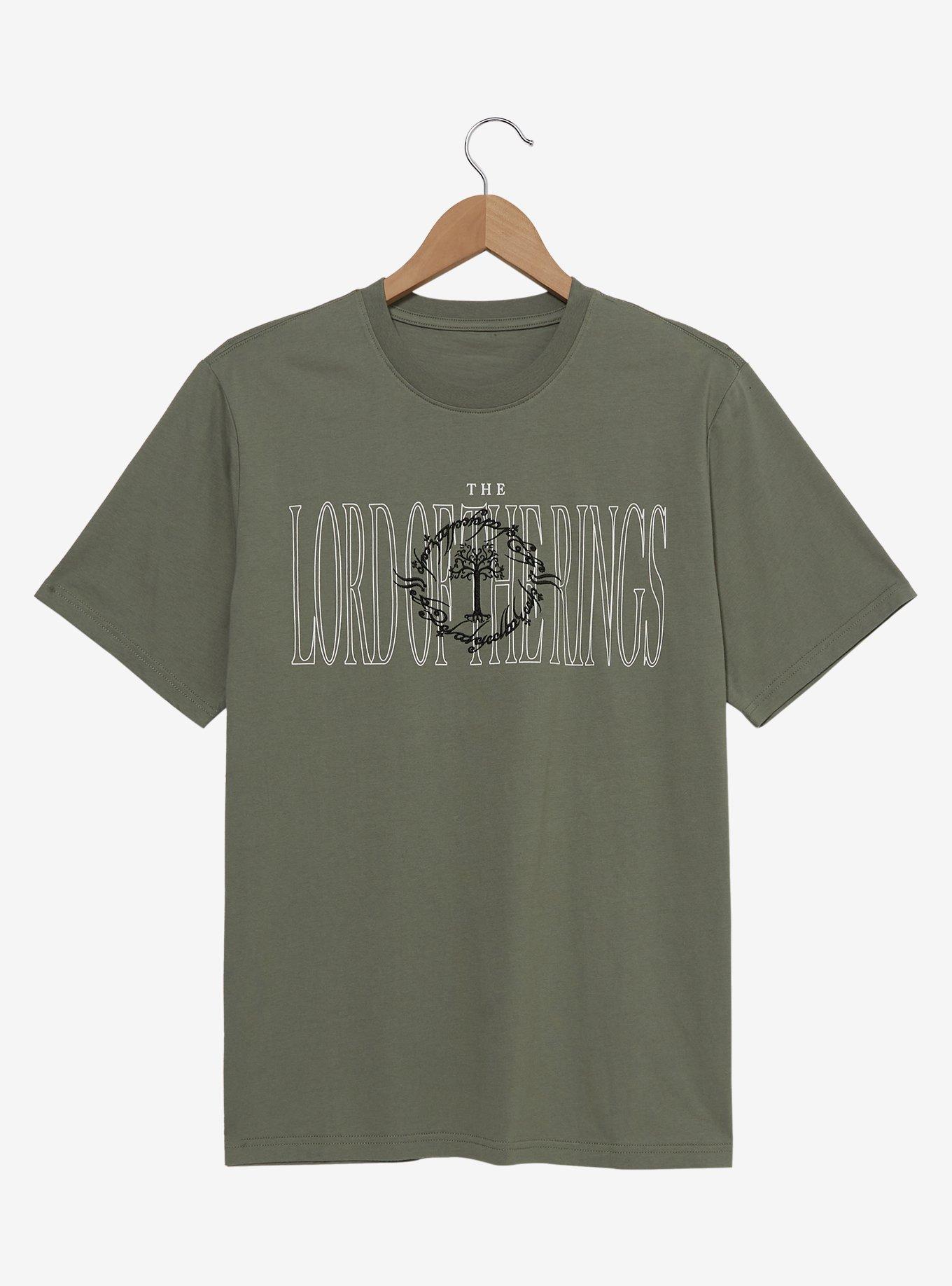 The Lord of the Rings Embroidered Title T-Shirt - BoxLunch Exclusive, , hi-res