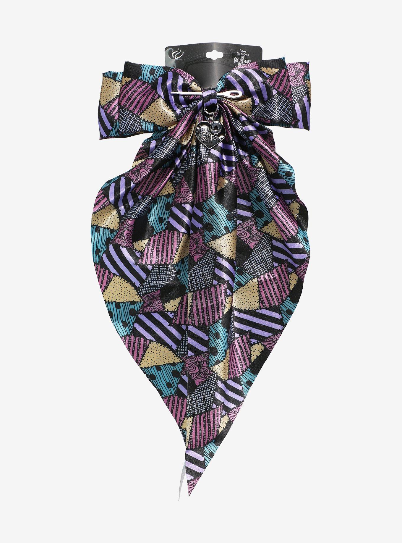 The Nightmare Before Christmas Sally Patchwork Hair Bow, , hi-res