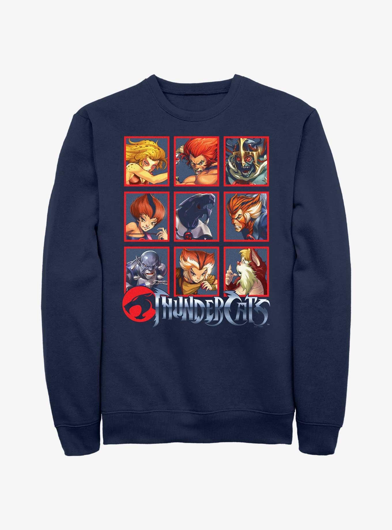 Thundercats Panel Bunch Sweatshirt, NAVY, hi-res