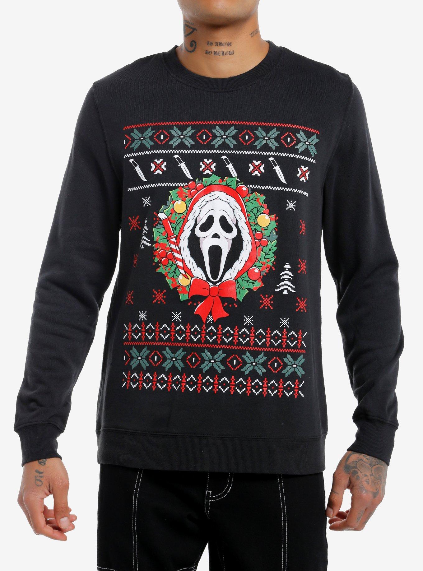 Ghost Face Holiday Sweatshirt, , hi-res