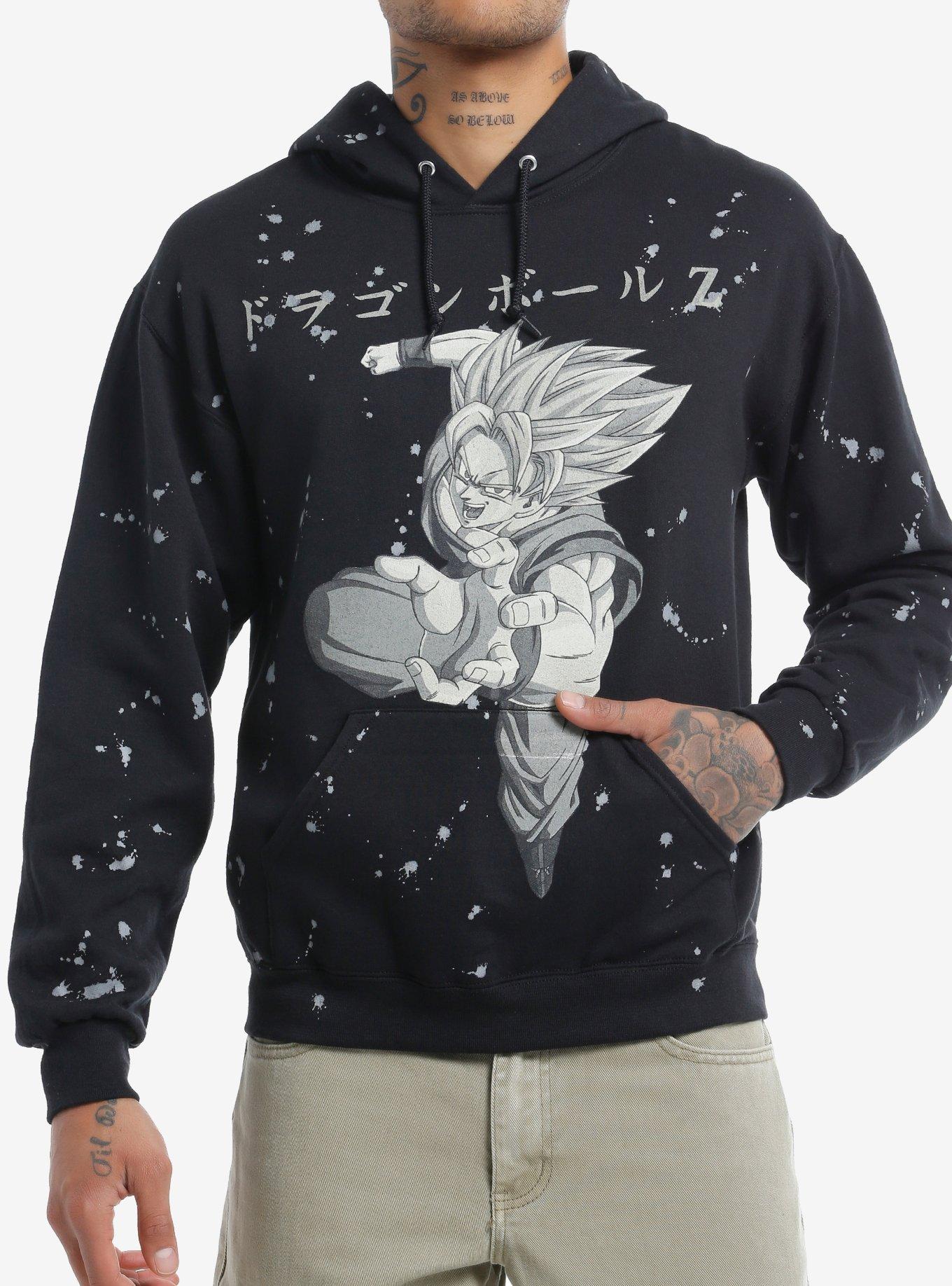 Dragon Ball Z Goku & Vegeta Splatter Hoodie, , hi-res