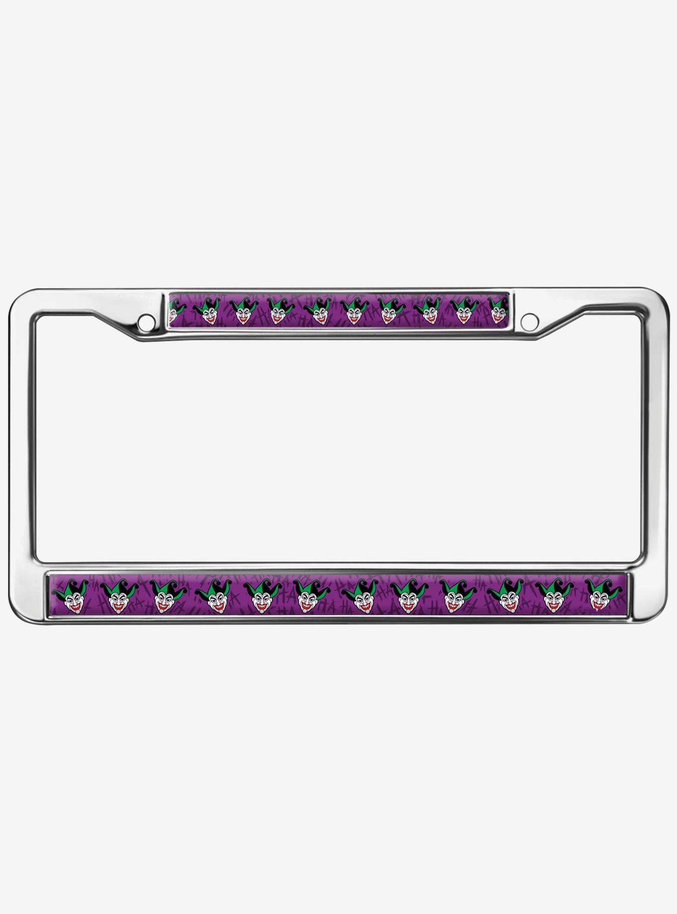 DC Comics Joker Hahaha Metal License Plate Frame, , hi-res