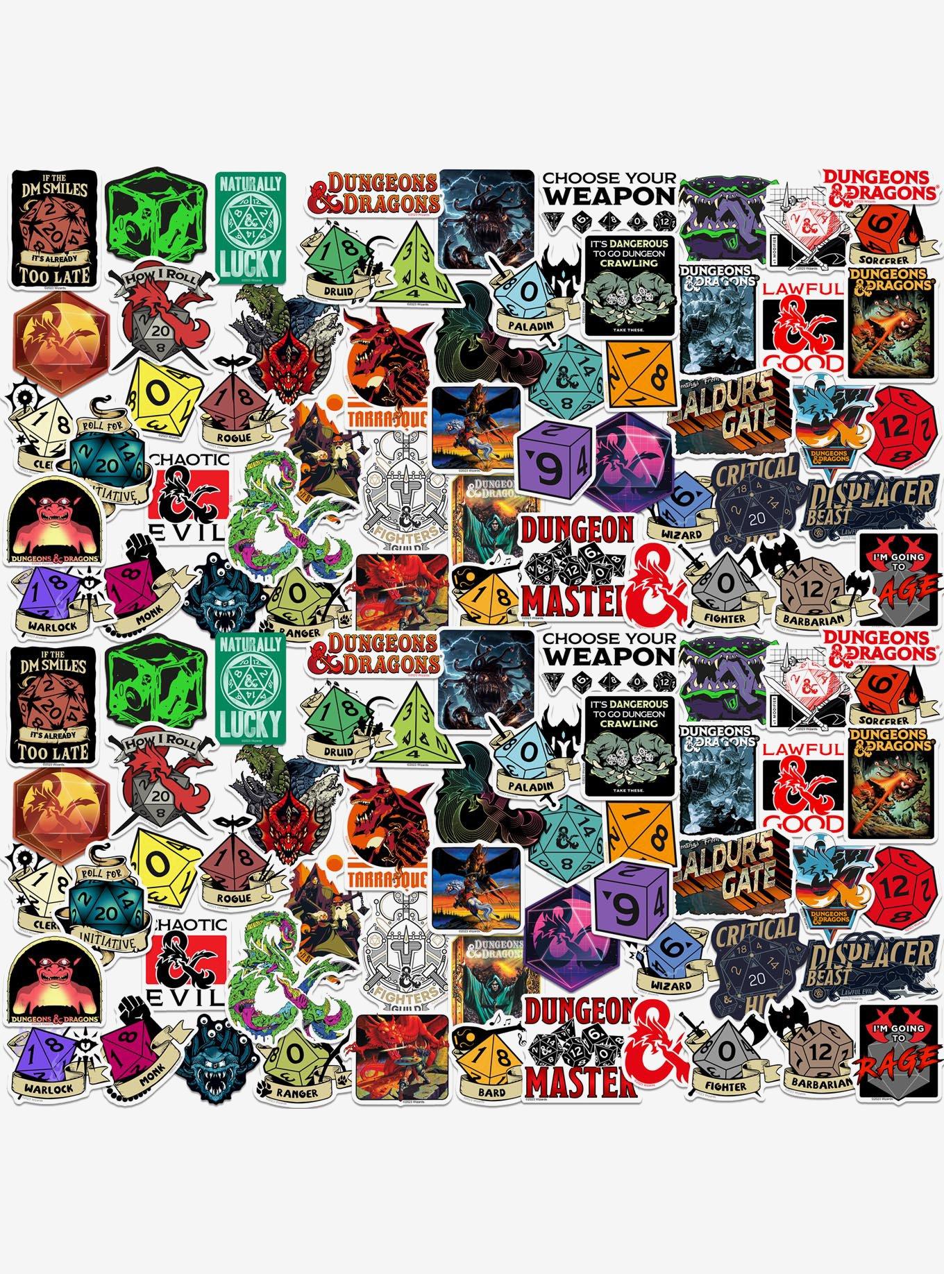 Dungeons & Dragons Sticker Pack, , hi-res