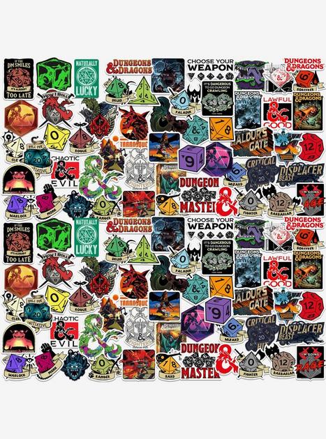 Dungeons & Dragons Sticker Pack | BoxLunch