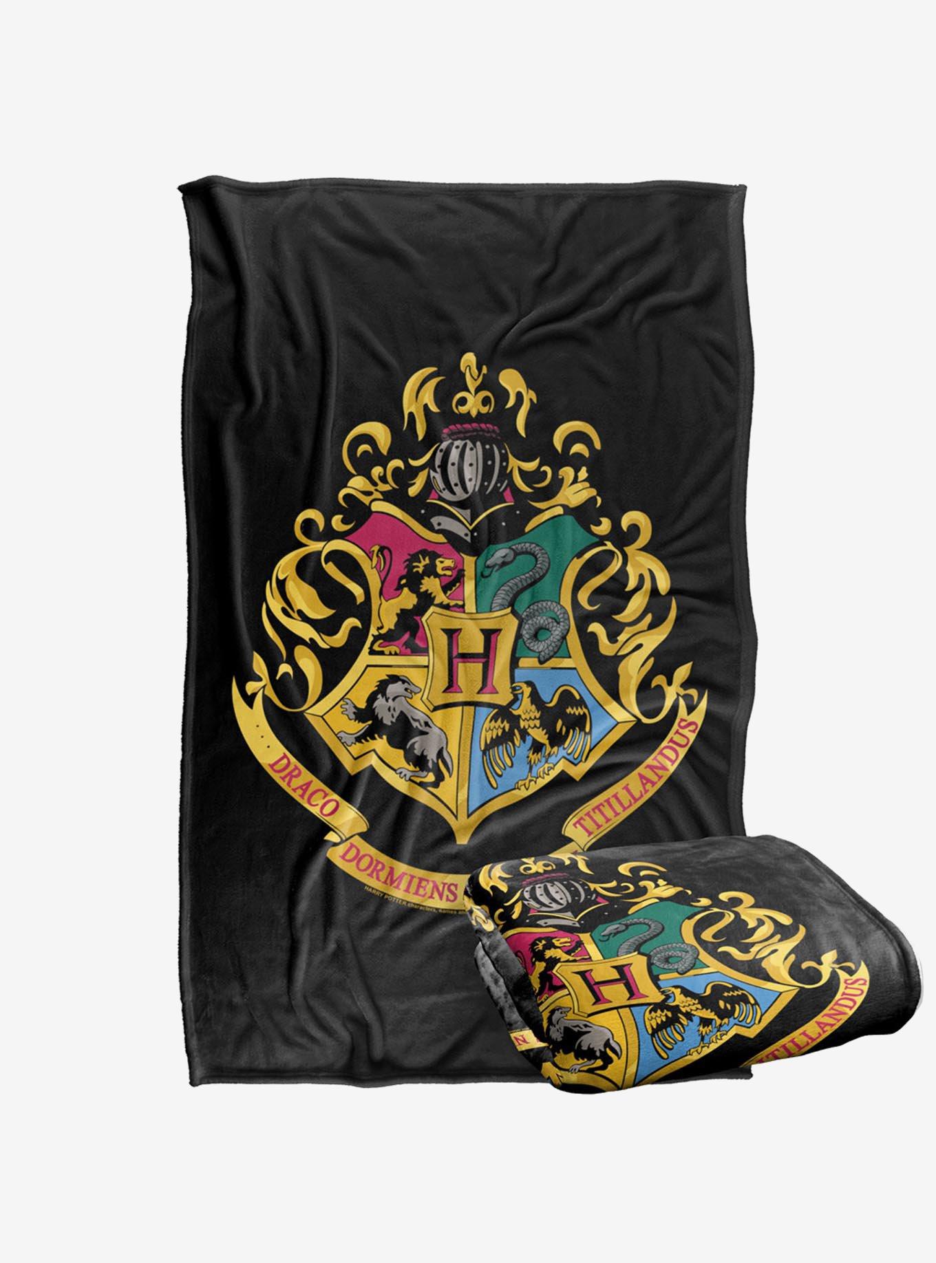 Harry Potter Hogwarts Crest 36x58" Throw Blanket, , hi-res