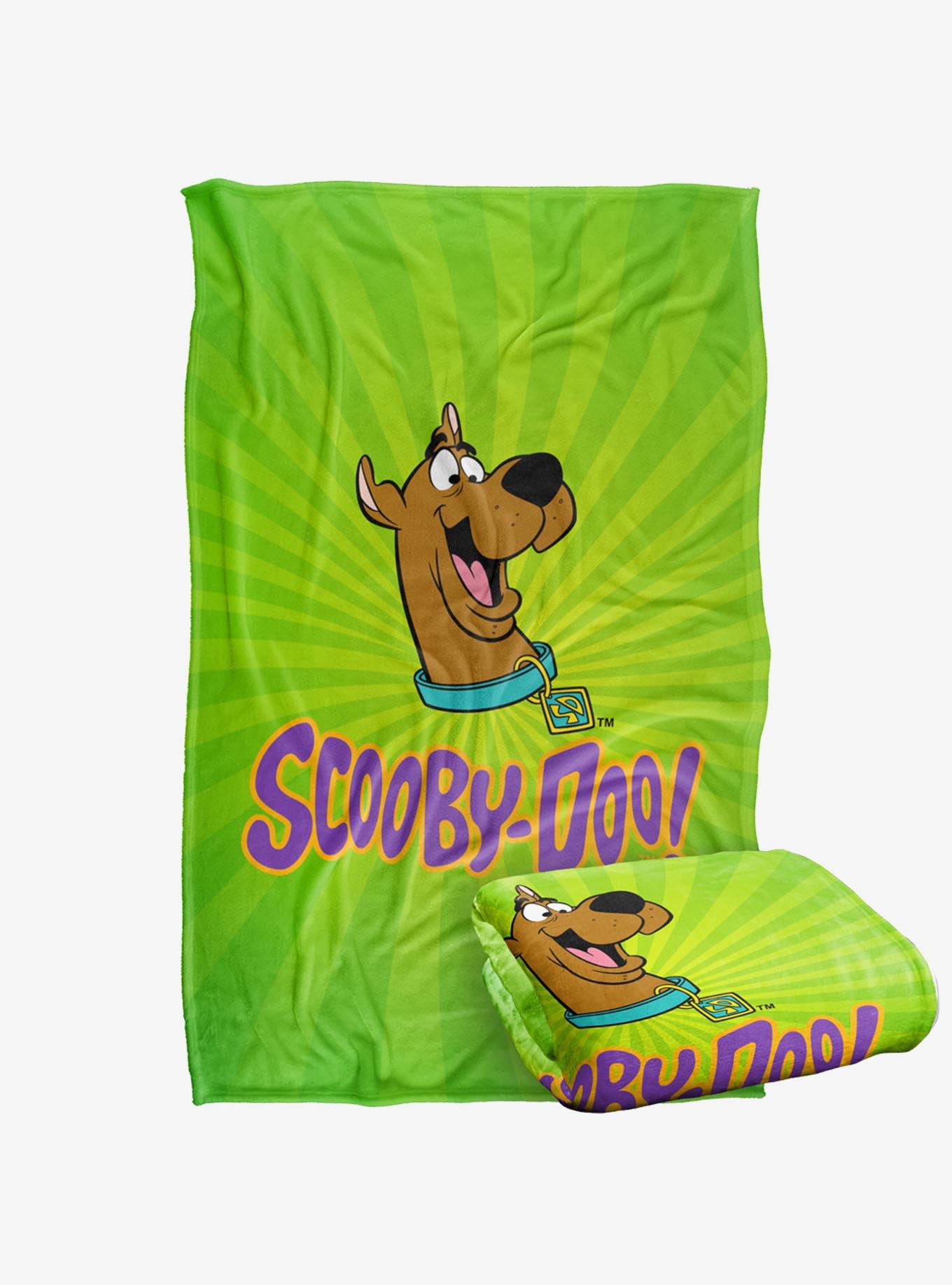 Scooby-Doo! Green Burst Throw Blanket, , hi-res