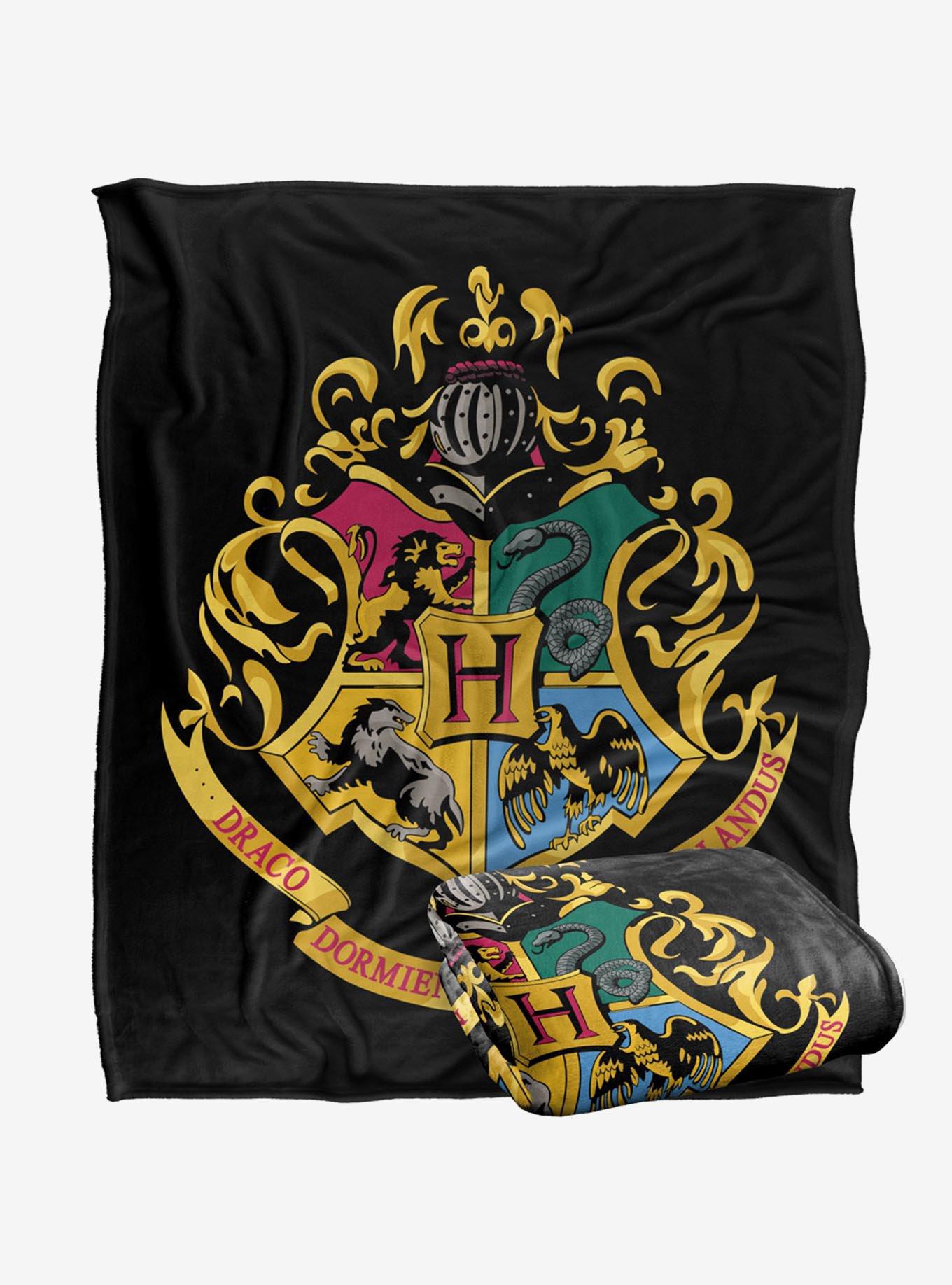 Harry Potter Hogwarts Crest 50x60" Throw Blanket, , hi-res