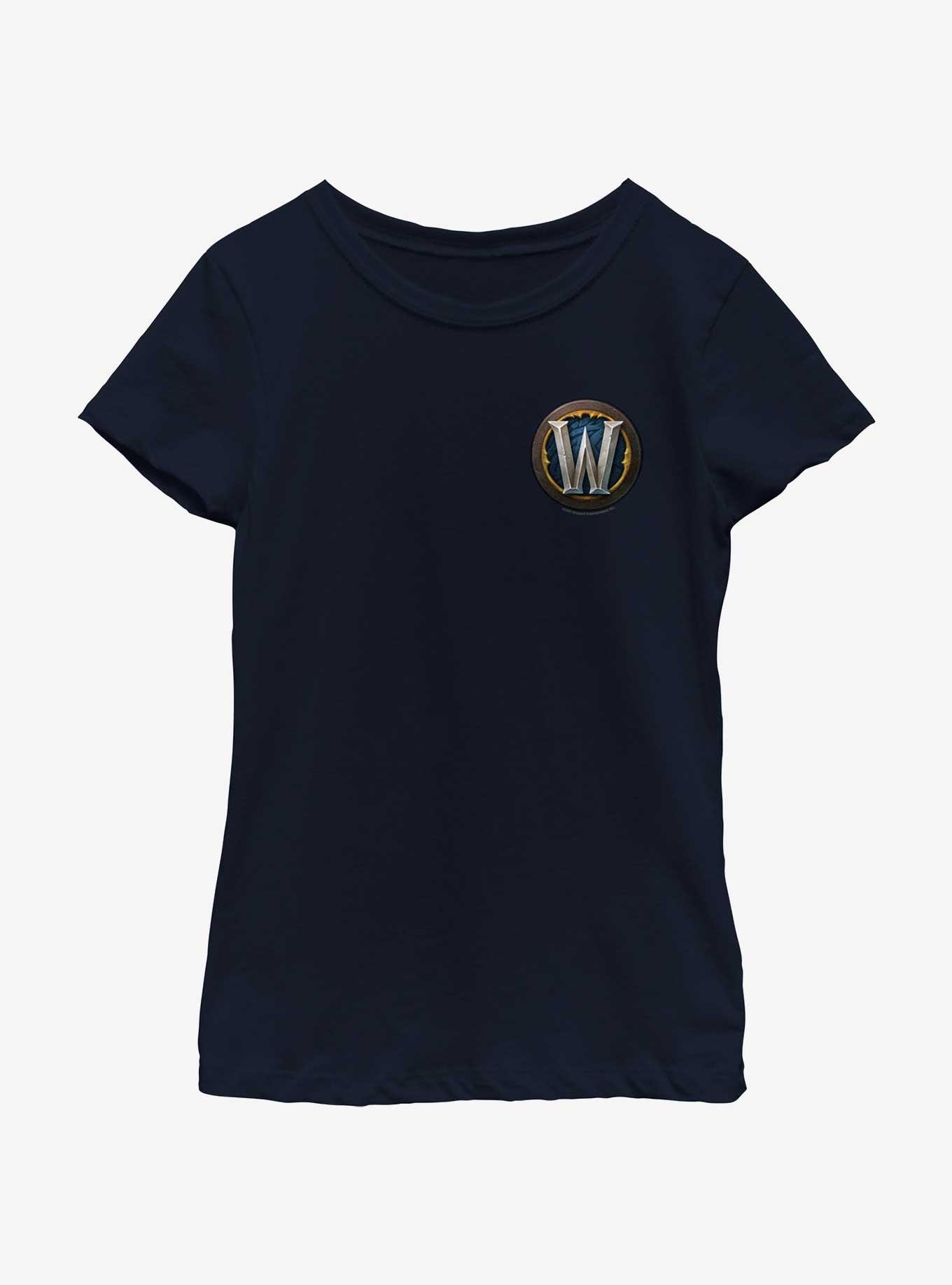 World of Warcraft W Logo Youth Girls T-Shirt