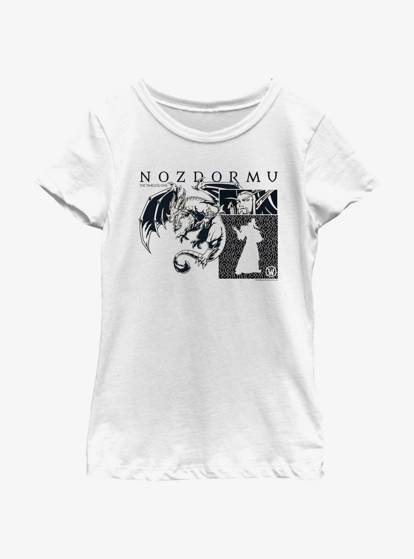 World of Warcraft Nozdormu Panels Youth Girls T-Shirt, , hi-res