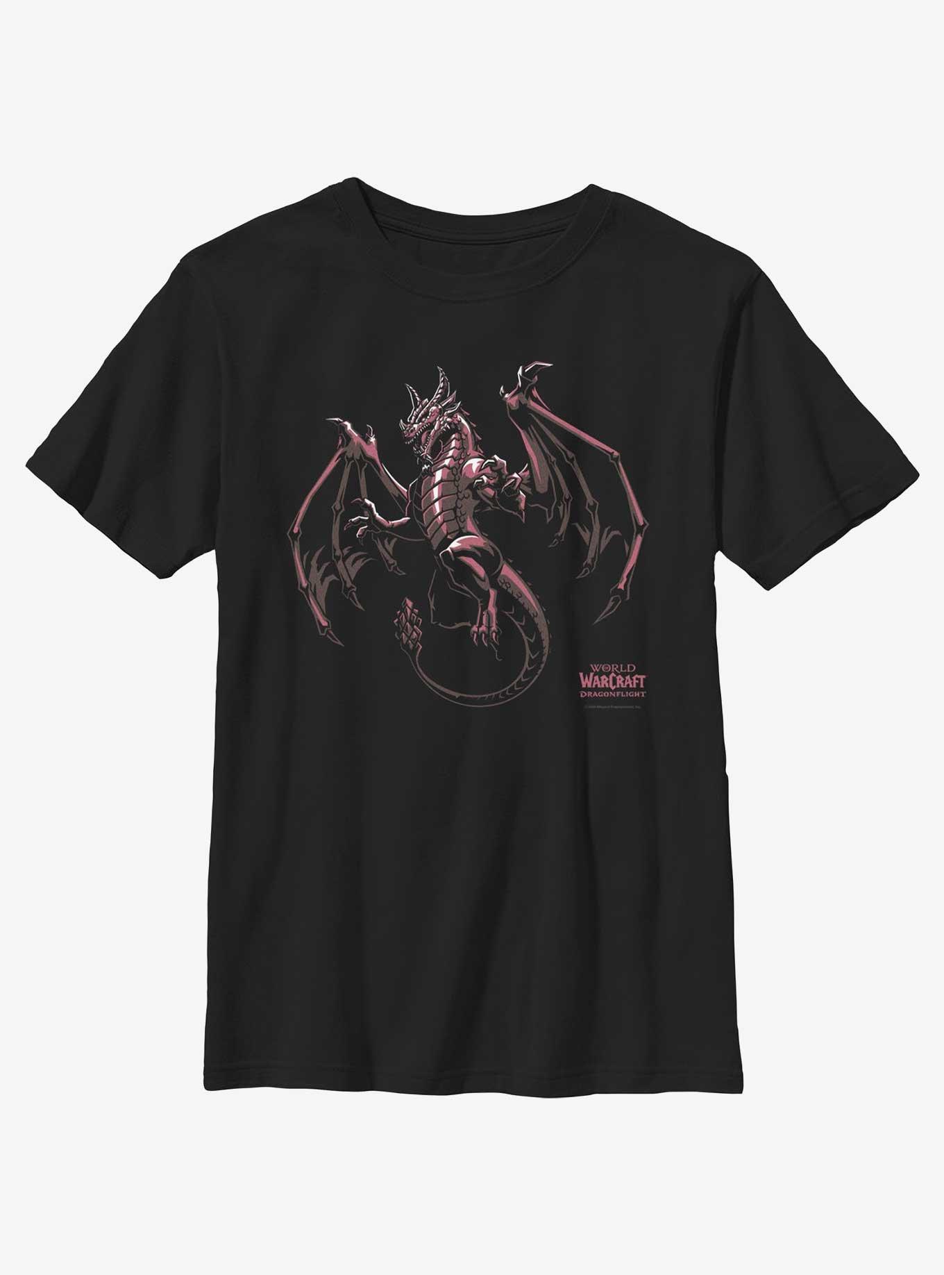 World of Warcraft Wrathion Dragon Youth T-Shirt, BLACK, hi-res