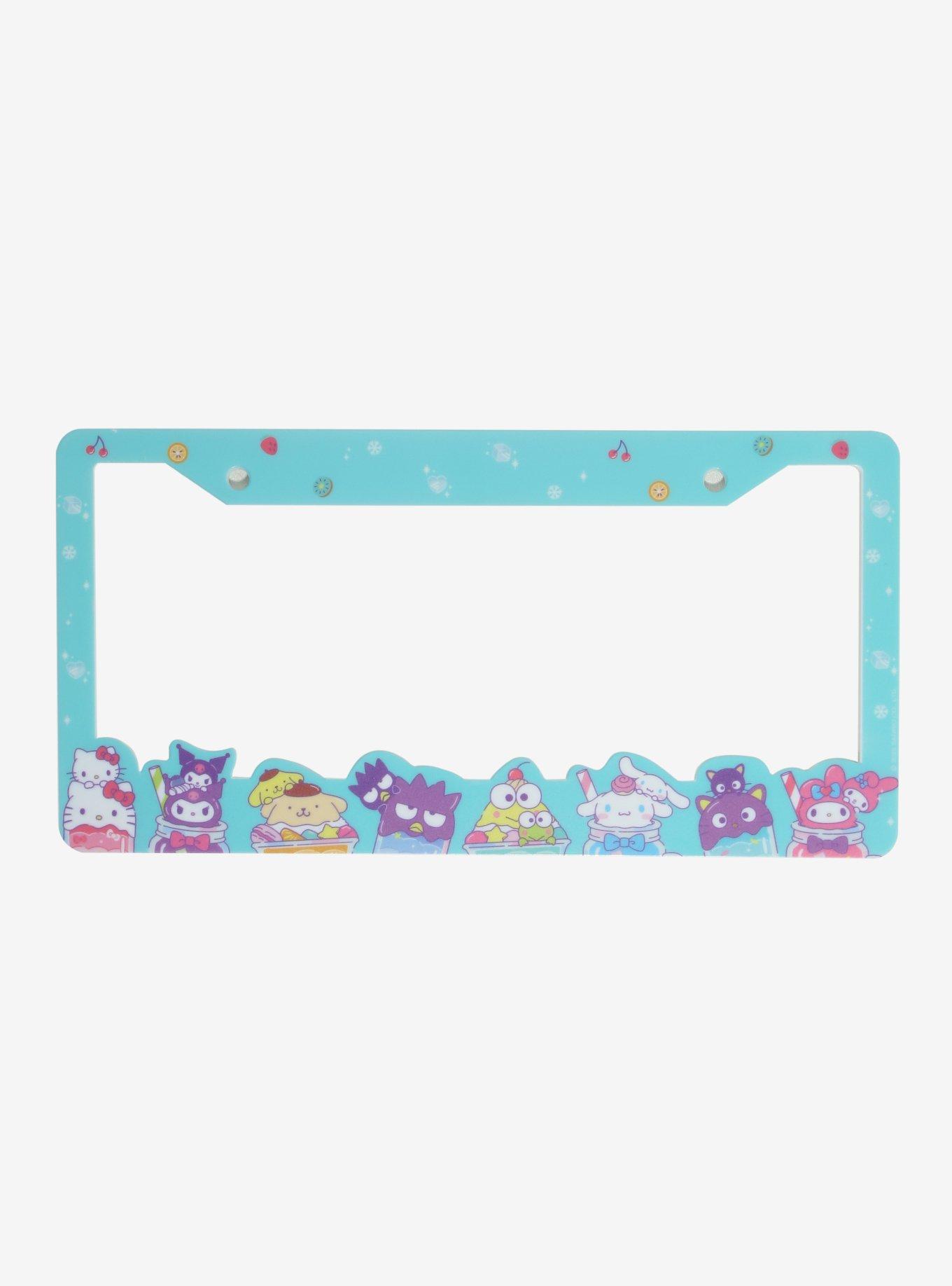 Sanrio Hello Kitty and Friends Ice Cream License Plate Frame - BoxLunch Exclusive, , hi-res