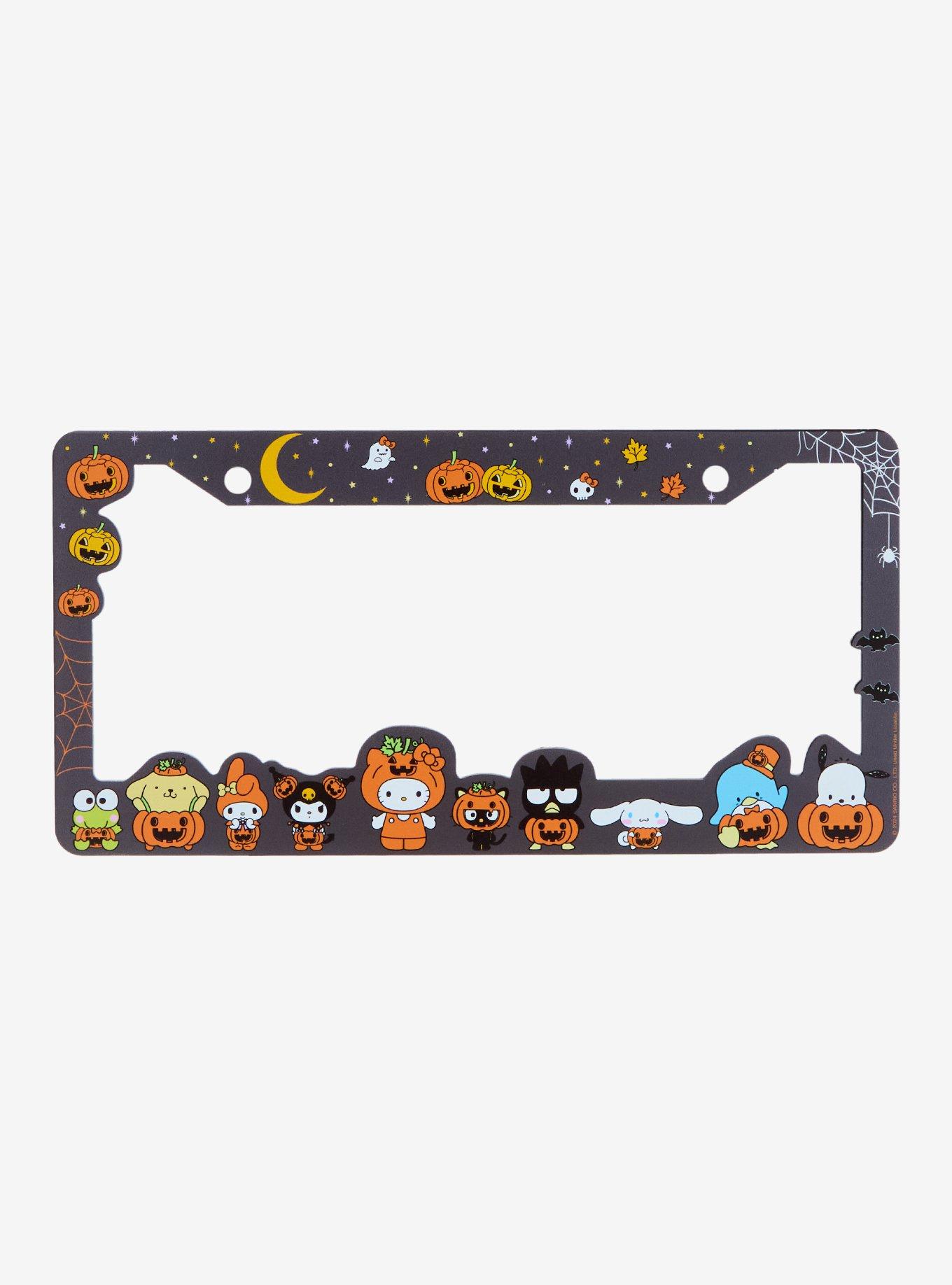 Sanrio Hello Kitty & Friends Pumpkin License Plate Frame &mdash; BoxLunch Exclusive, , hi-res
